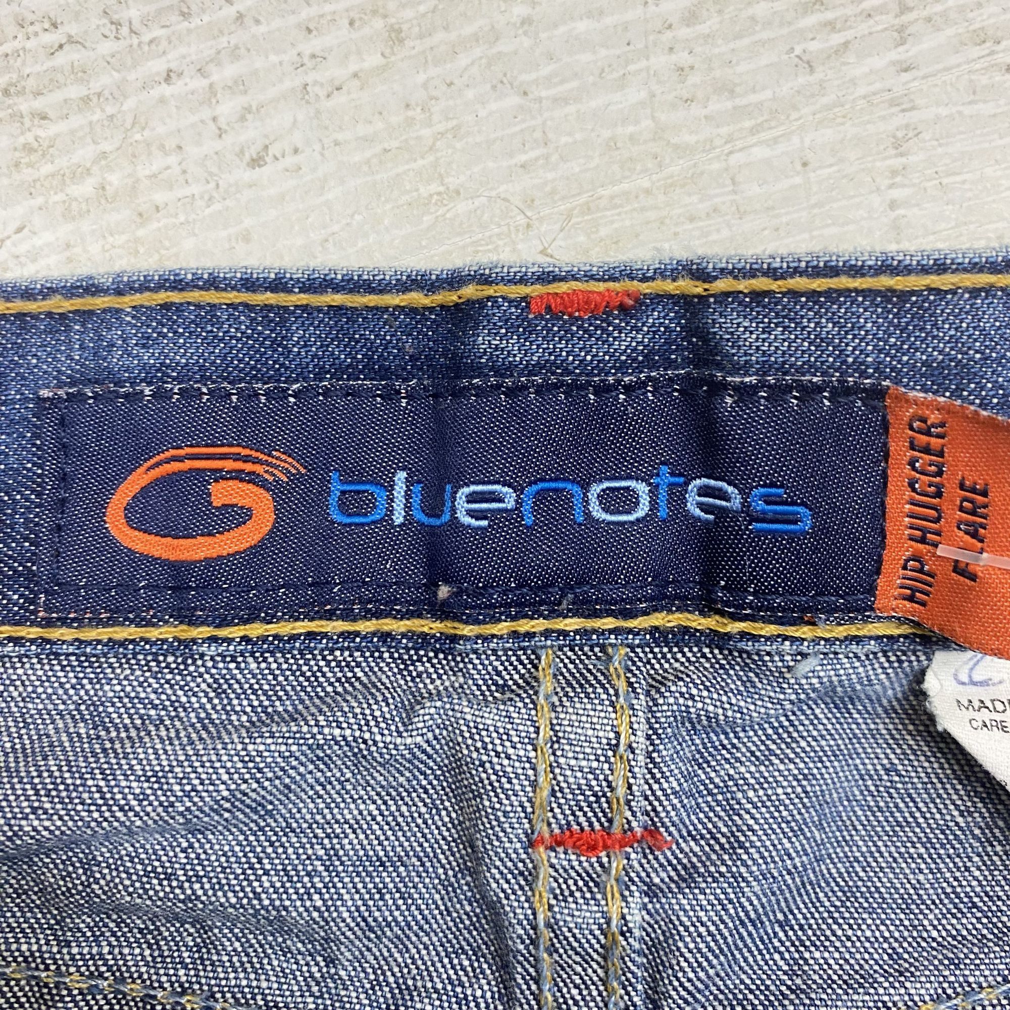 Other Vintage BLUENOTES Hip Hugger Flared Jeans Size US 32 / EU 48 - 4 Thumbnail