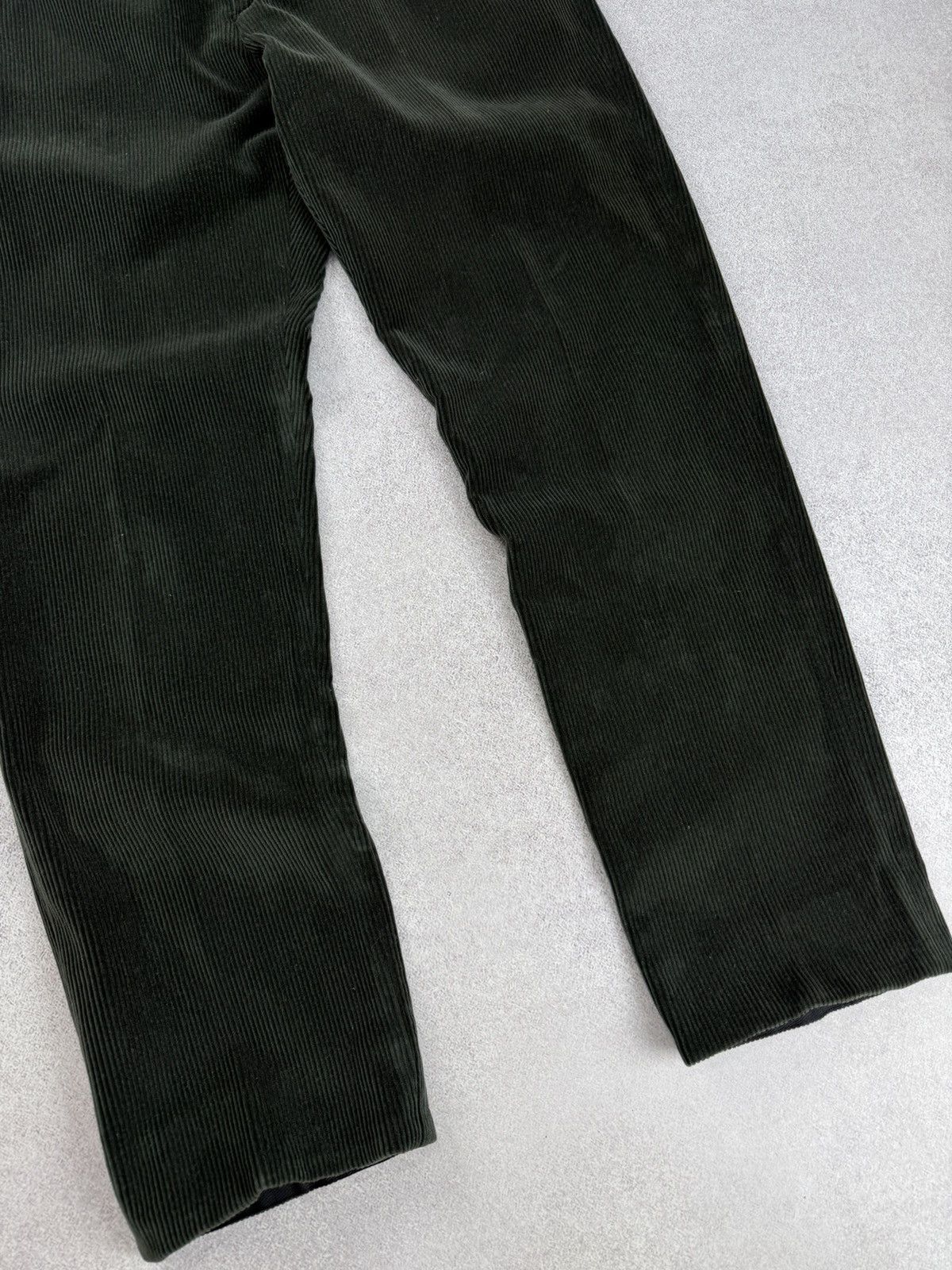 Etro Etro Men’s Corduroy Pants Dark Green Velvet Trousers Size 50 Size US 33 - 2 Thumbnail