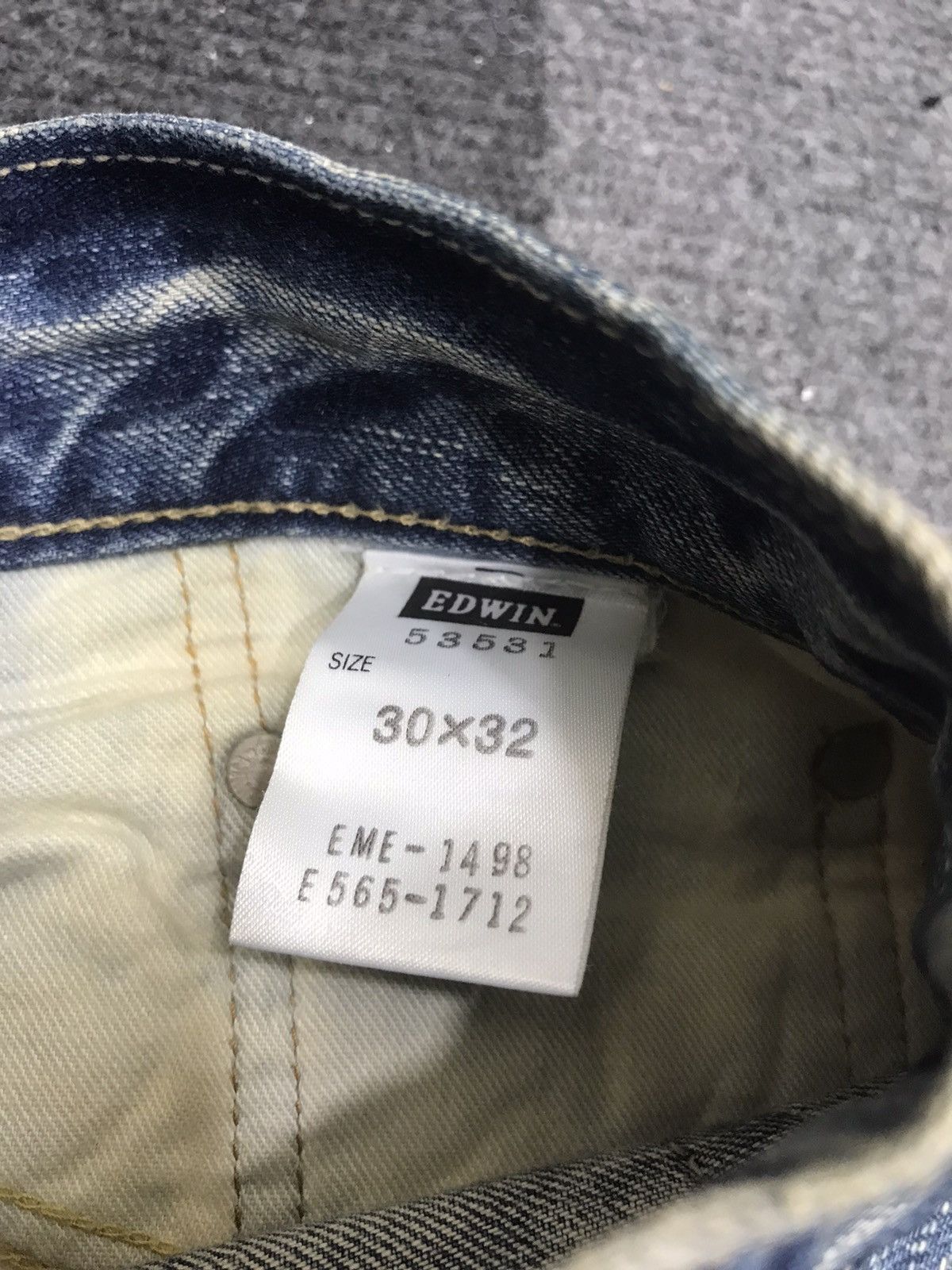 Edwin 💥FLARE💥EDWIN Dirty Distressed Flare Denim F85 Size 32" / US 10 / IT 46 - 17 Thumbnail