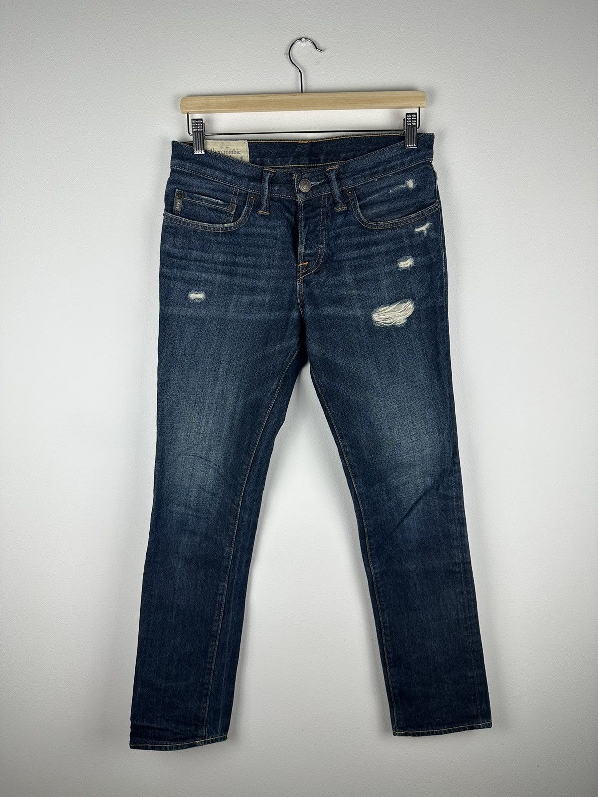 image of Abercrombie Fitch x Vintage Abercrombie & Fitch Jeans Japan in Navy, Men's (Size 28)