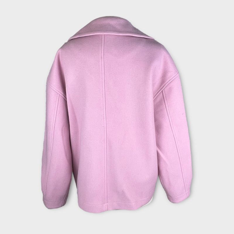 Nordstrom Aves Les Filles | Lavender Pink Coat | Size Large Size L / US 10 / IT 46 - 4 Thumbnail