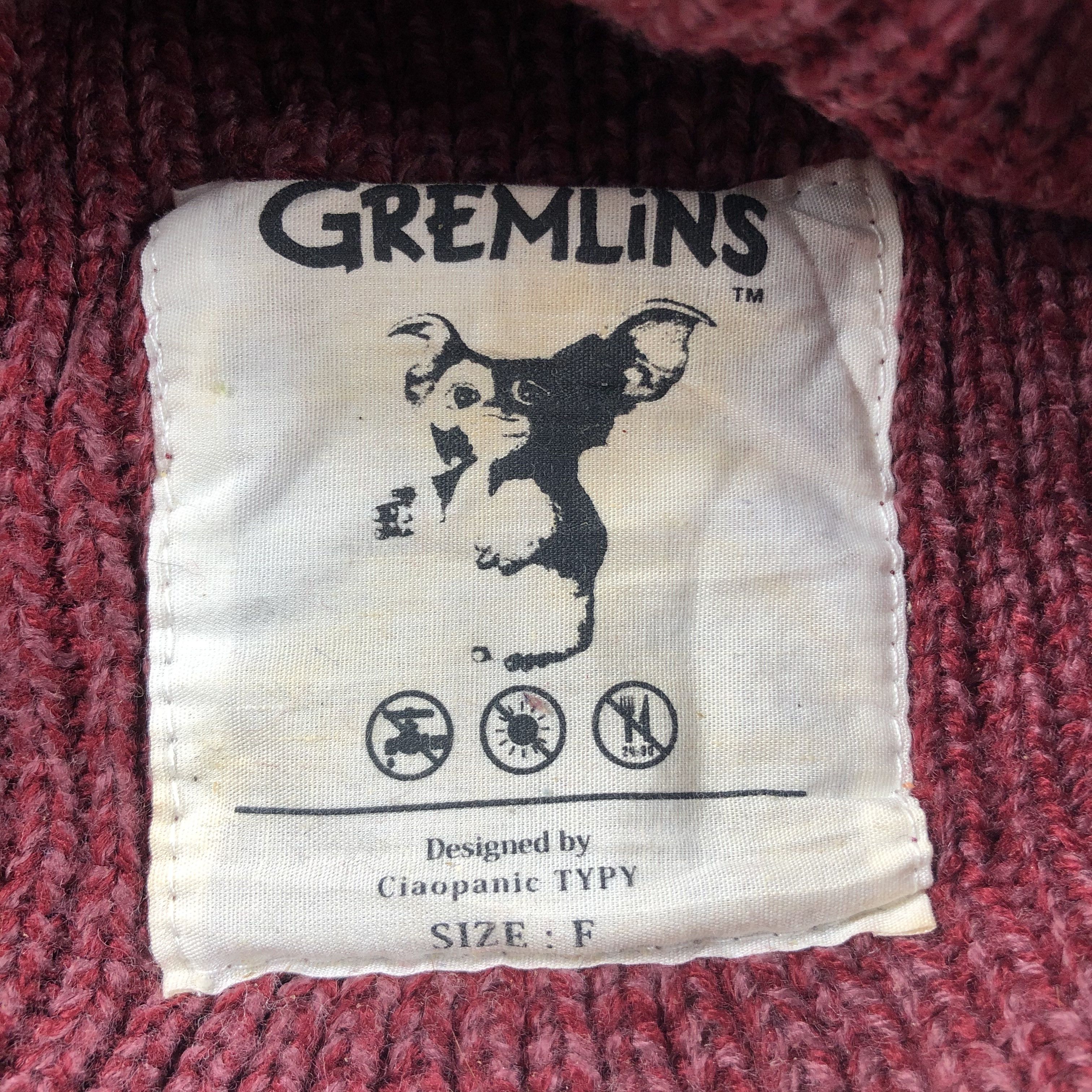 Ciaopanic × Vintage Gremlins By Ciaopanic Beanie Snow Hat Snow Cap -D167 Size ONE SIZE - 6 Thumbnail