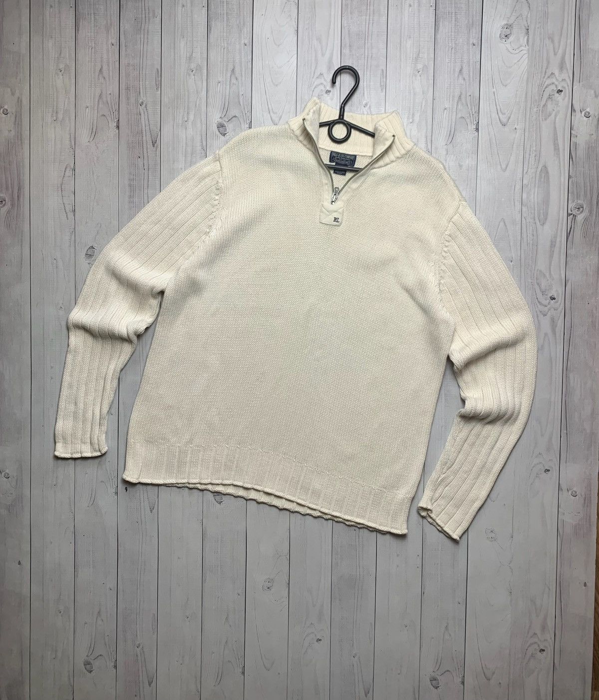 Vintage Vintage Polo Ralph Lauren sweater size XL logo knitted Size US XL / EU 56 / 4 - 1 Thumbnail