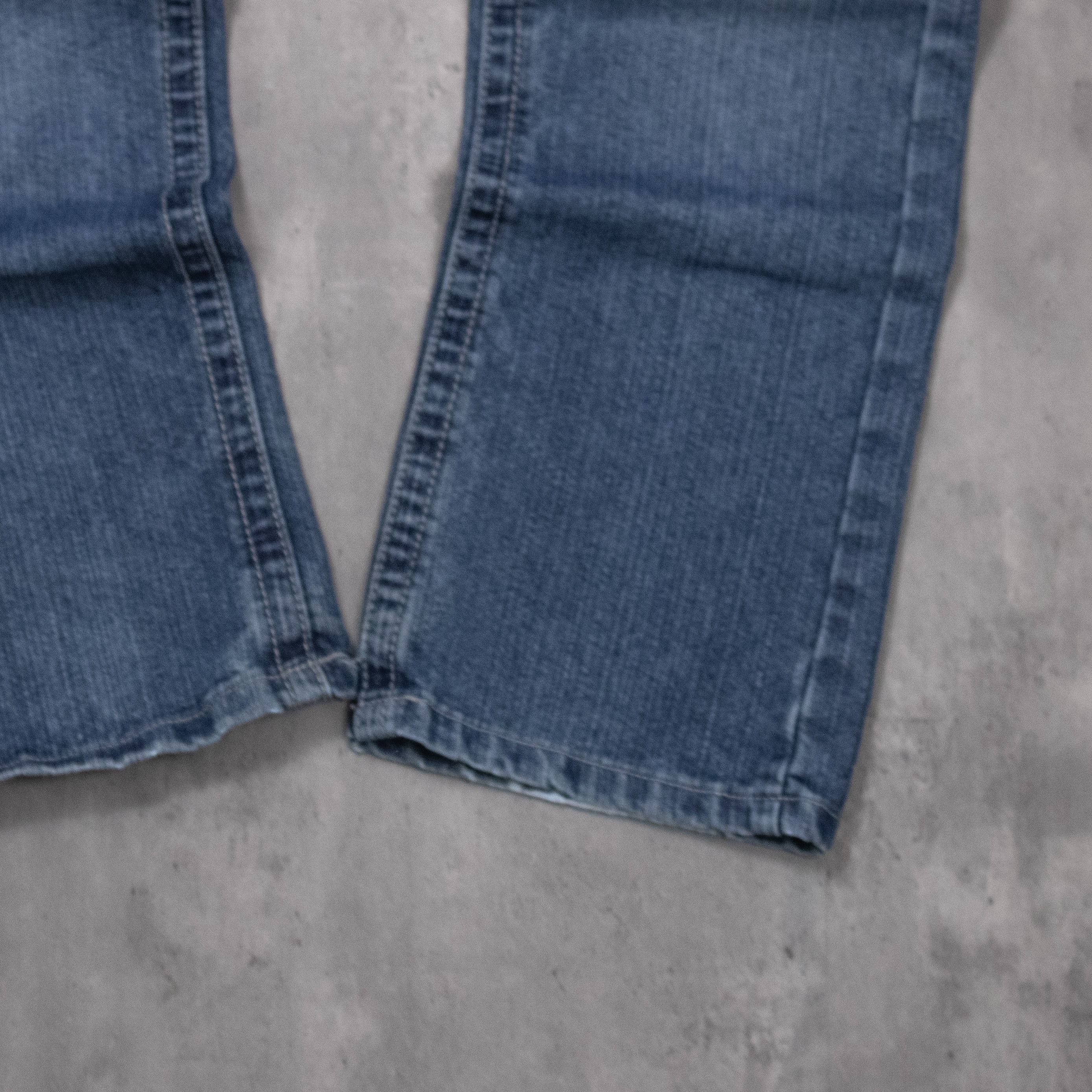Japanese Brand Y2K Seven Souls Mid Wash Bootcut Denim Jeans Size US 34 / EU 50 - 5 Thumbnail