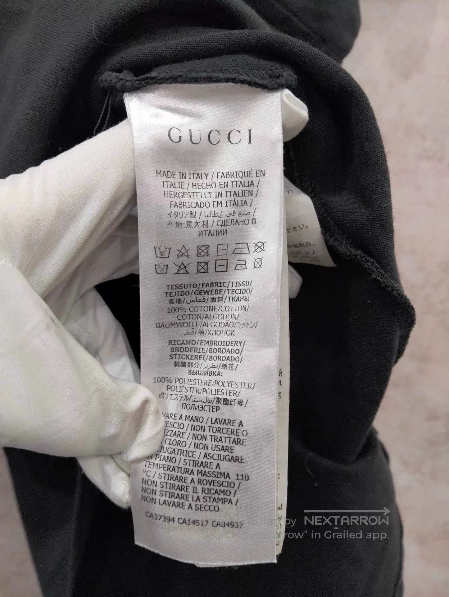 Gucci Black Short Sleeve Graphic T. Size US S / EU 44-46 / 1 - 5 Thumbnail