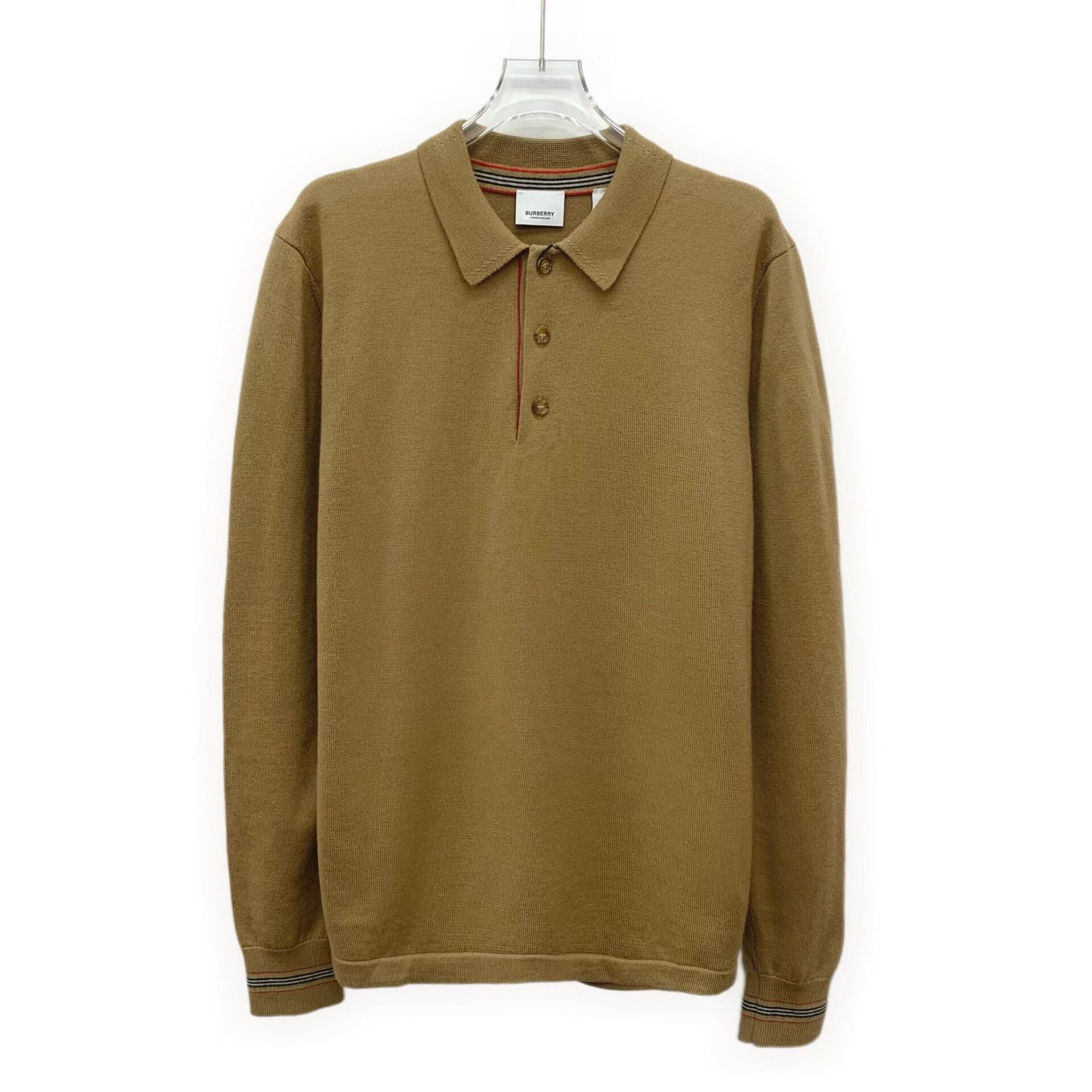 Burberry Burberry Wool Long Sleeve Knit Polo S Size US S / EU 44-46 / 1 - 1 Thumbnail