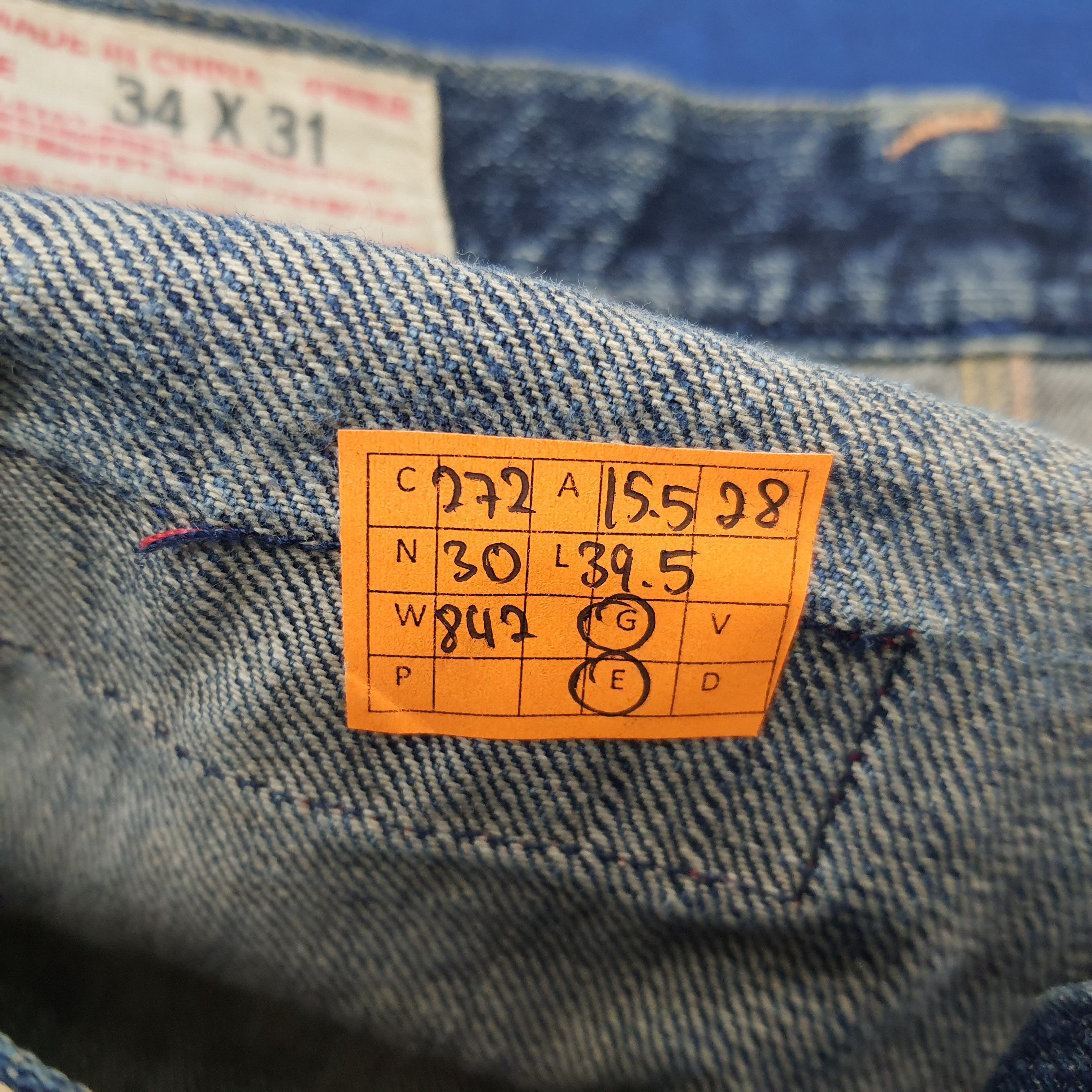 Evisu Vintage Evisu Japan Selvedge Custom Daicock Denim C272N30 Size US 33 - 12 Thumbnail