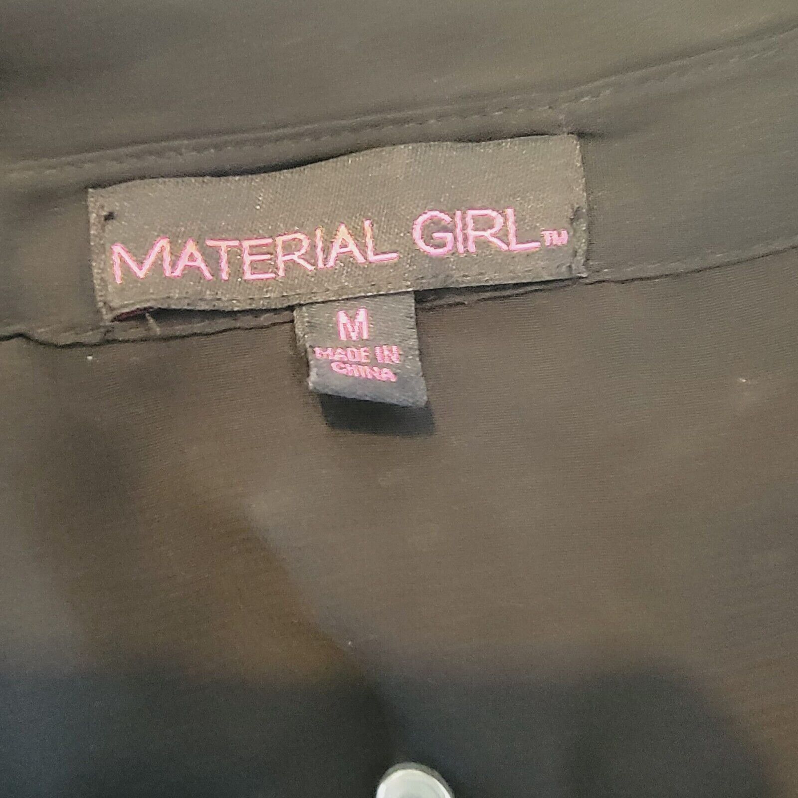 Other ✨✨✨Material Girl Women's blouse Size M transparent mesh High Size M / US 6-8 / IT 42-44 - 4 Thumbnail