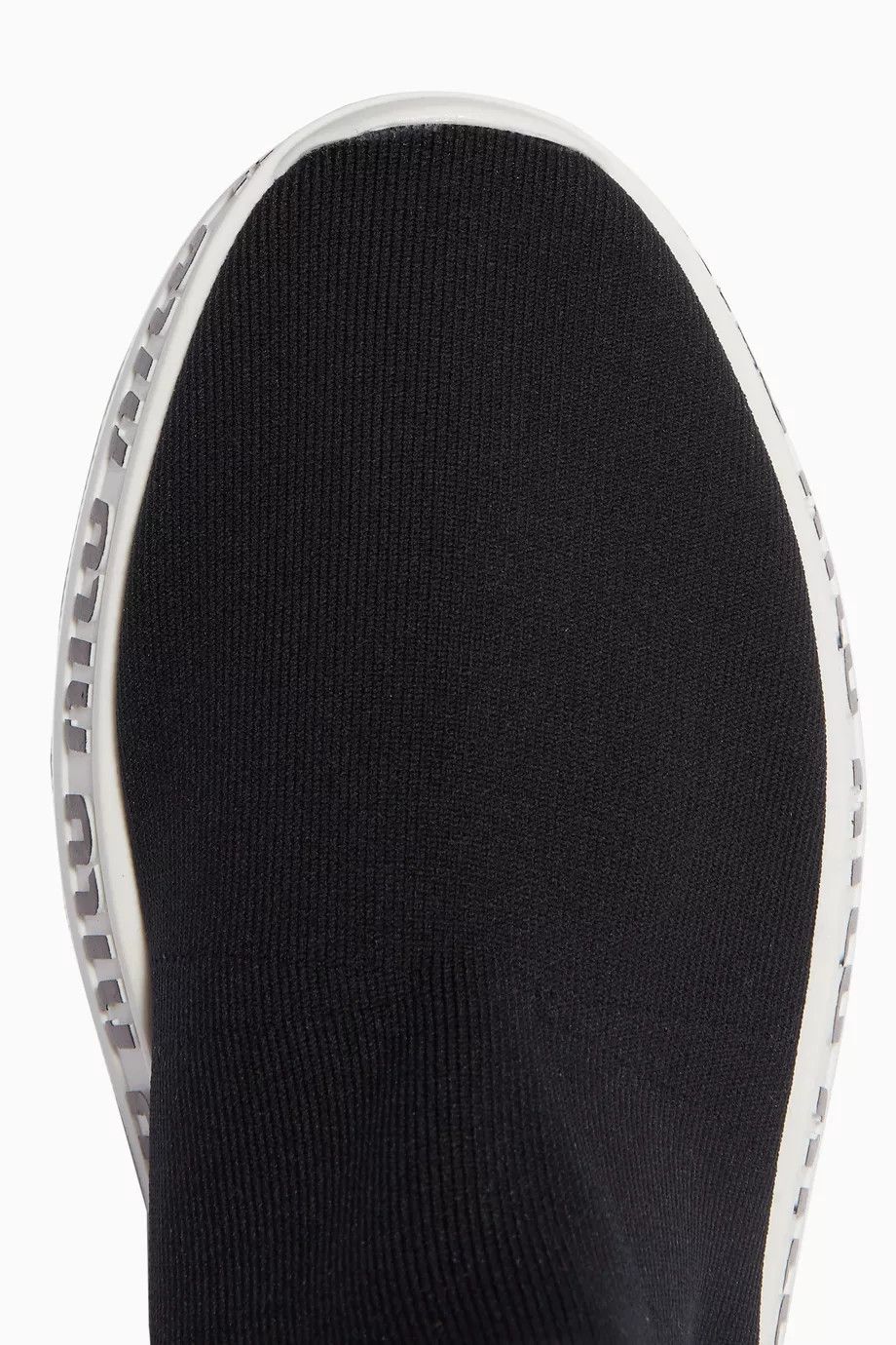 Miu Miu o1la1rc1a0724 Sock Boots in Black Size US 7 / IT 37 - 5 Thumbnail