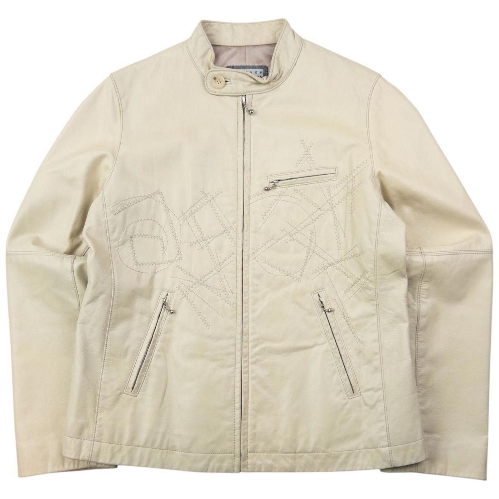 Issey Miyake Vintage 90s Hai Sporting Gear By Issey Miyake Leather Jacket Size US M / EU 48-50 / 2 - 1 Thumbnail
