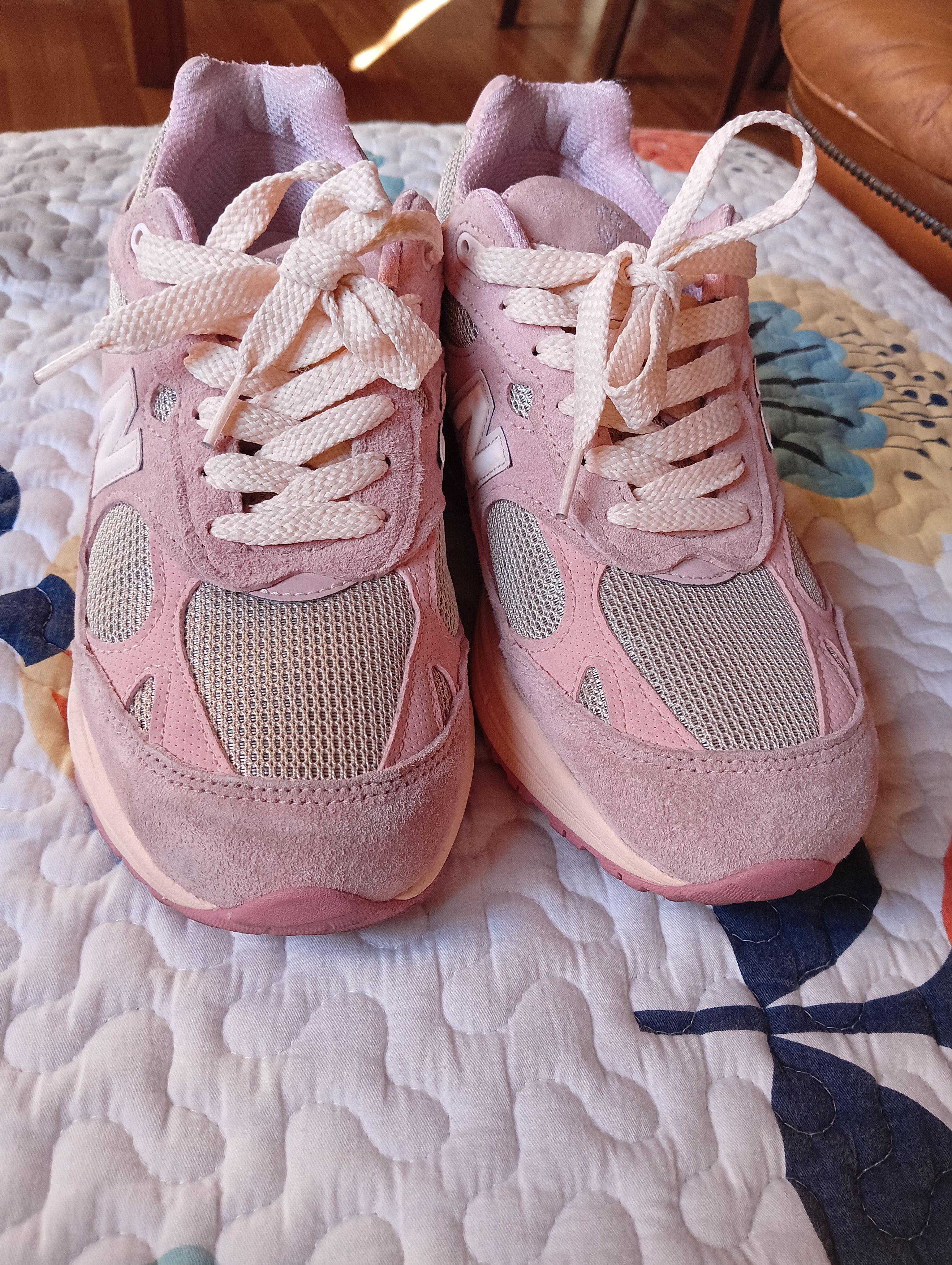 Joe Freshgoods × New Balance MR993JH1 JFG x NB 993 Powder Pink Size US 9 / EU 42 - 7 Thumbnail