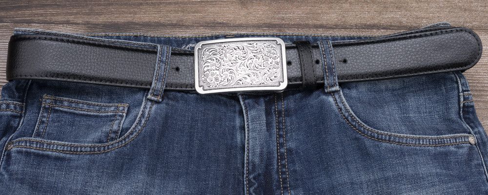 Designer New Trend Vintage Belt Riveted Belts Menswear Accessories Size ONE SIZE - 6 Thumbnail