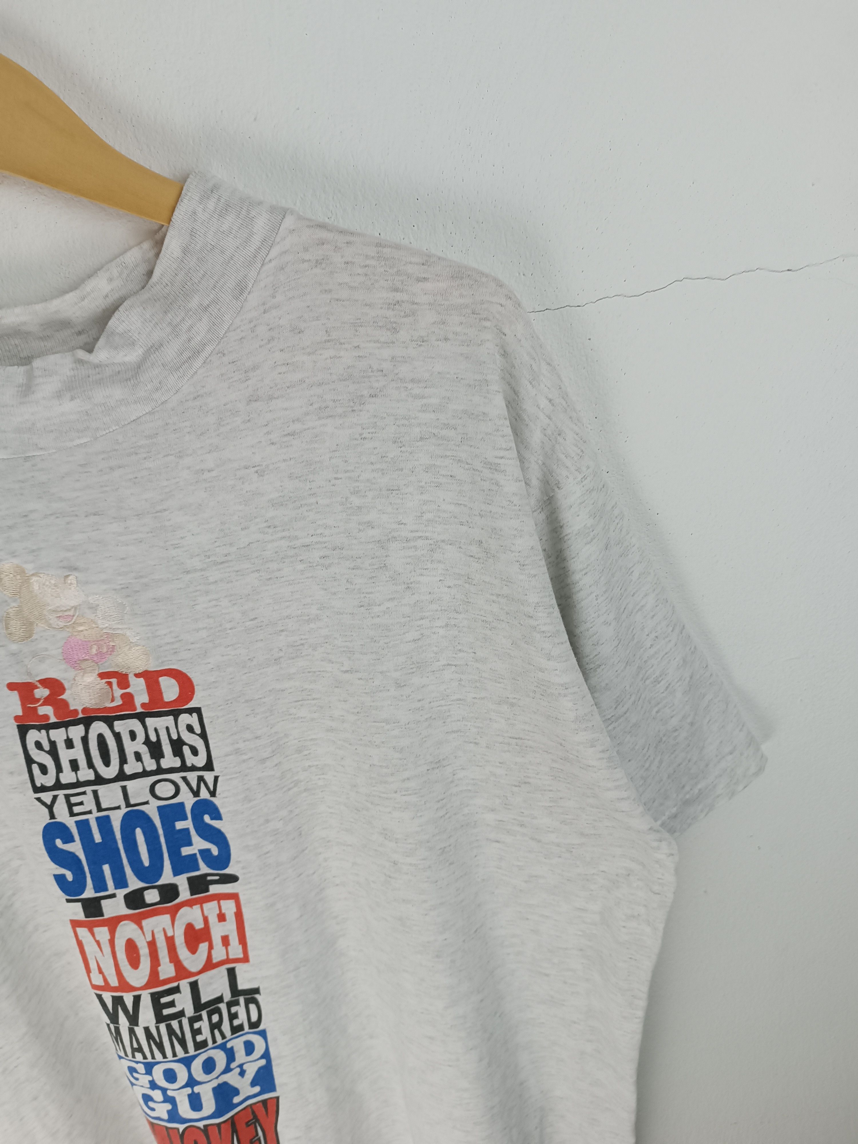 Mickey Mouse VINTAGE 90'S MICKEY MOUSE EMBROIDERED LOGO TEE Size US XL / EU 56 / 4 - 9 Thumbnail