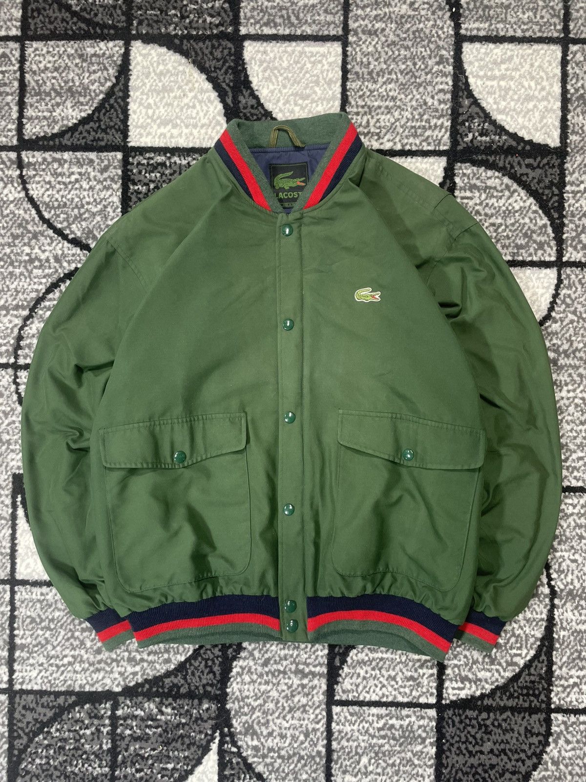 Bomber Jacket × Lacoste × Vintage Vintage Lacoste Bomber Bomber Jacket × Lacoste × Vintage Vintage Lacoste Bomber