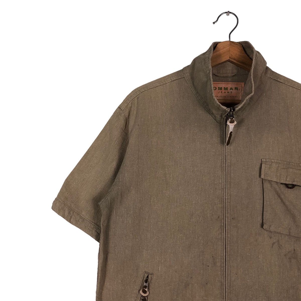 45rpm 🔥 Vintage Chore Work Jacket Ommar Jeans Short Sleeve Anorak Size US M / EU 48-50 / 2 - 7 Thumbnail