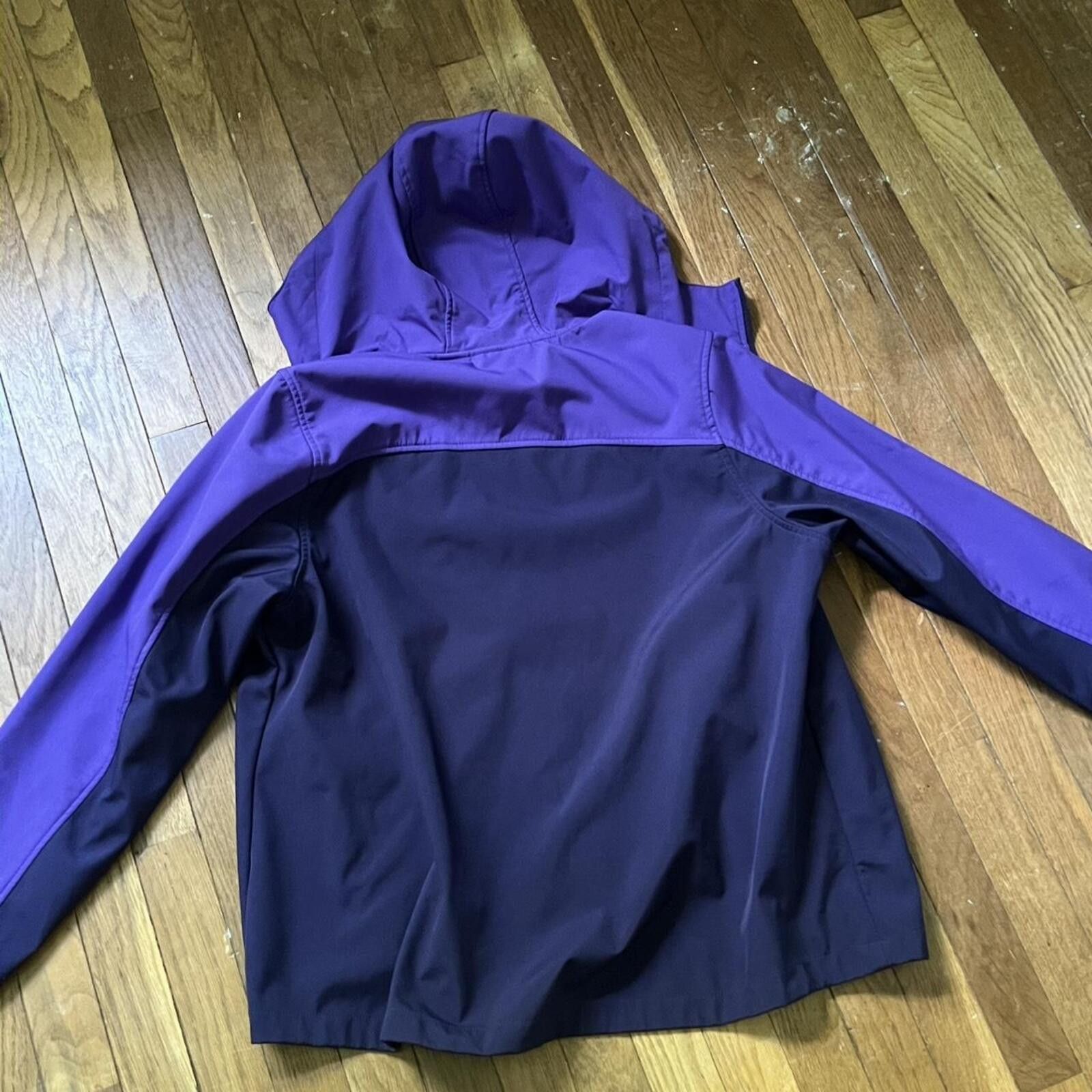 Other Free Tech Purple Hooded Utility Jacket Size XL / US 12-14 / IT 48-50 - 3 Thumbnail