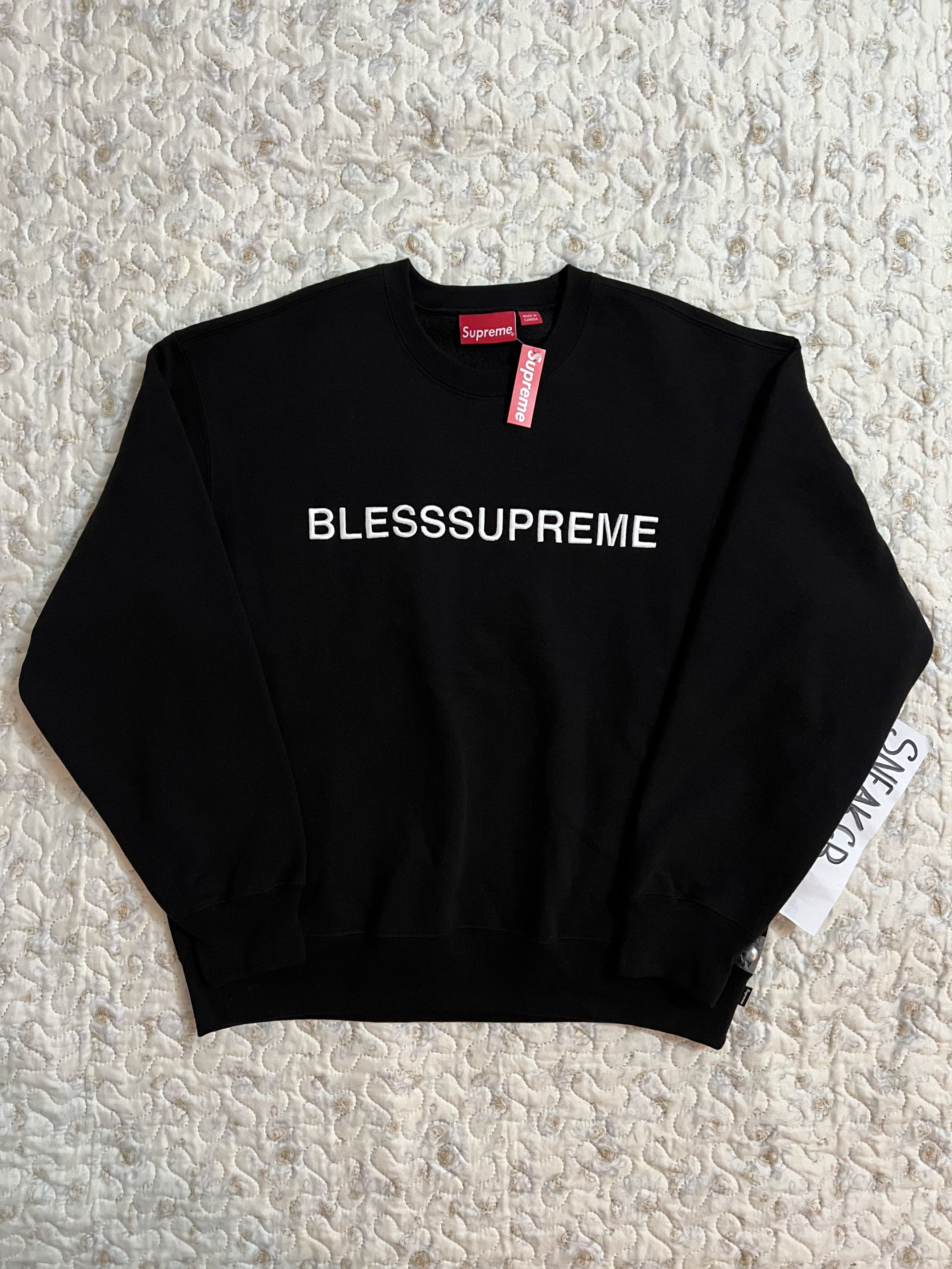 Supreme Supreme Bless Crewneck black XL sweatshirt | Grailed