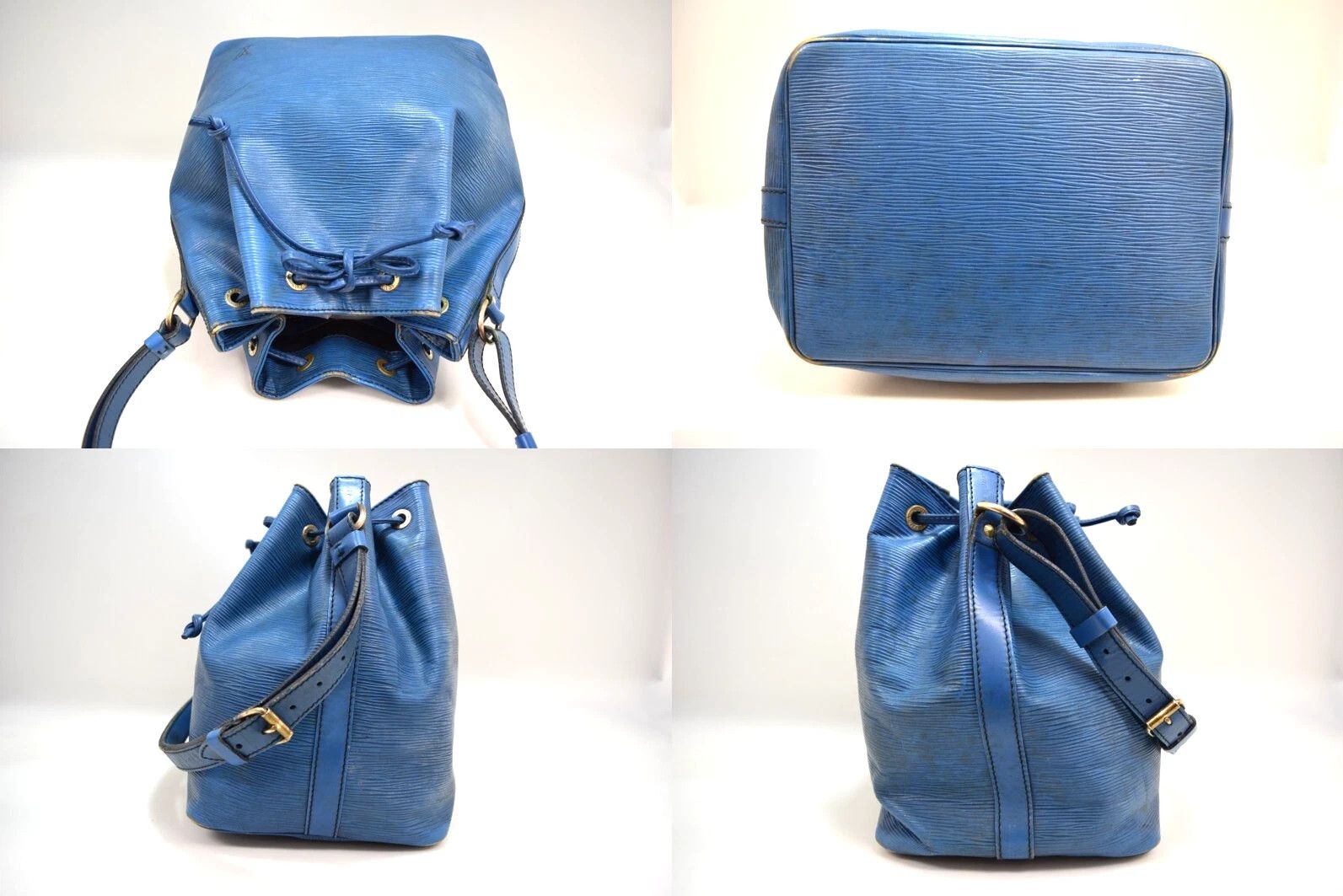 Louis Vuitton Louis Vuitton Petit Noé Shoulder Bag Epi Leather Blue M44105 Size ONE SIZE - 5 Thumbnail