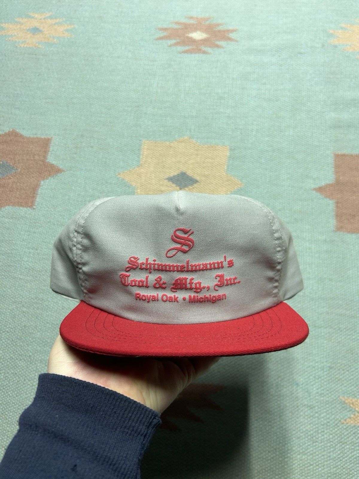 Vintage Vtg snapback hat Schimmelmann’s tool & mfg Michigan made USA Size ONE SIZE - 2 Thumbnail