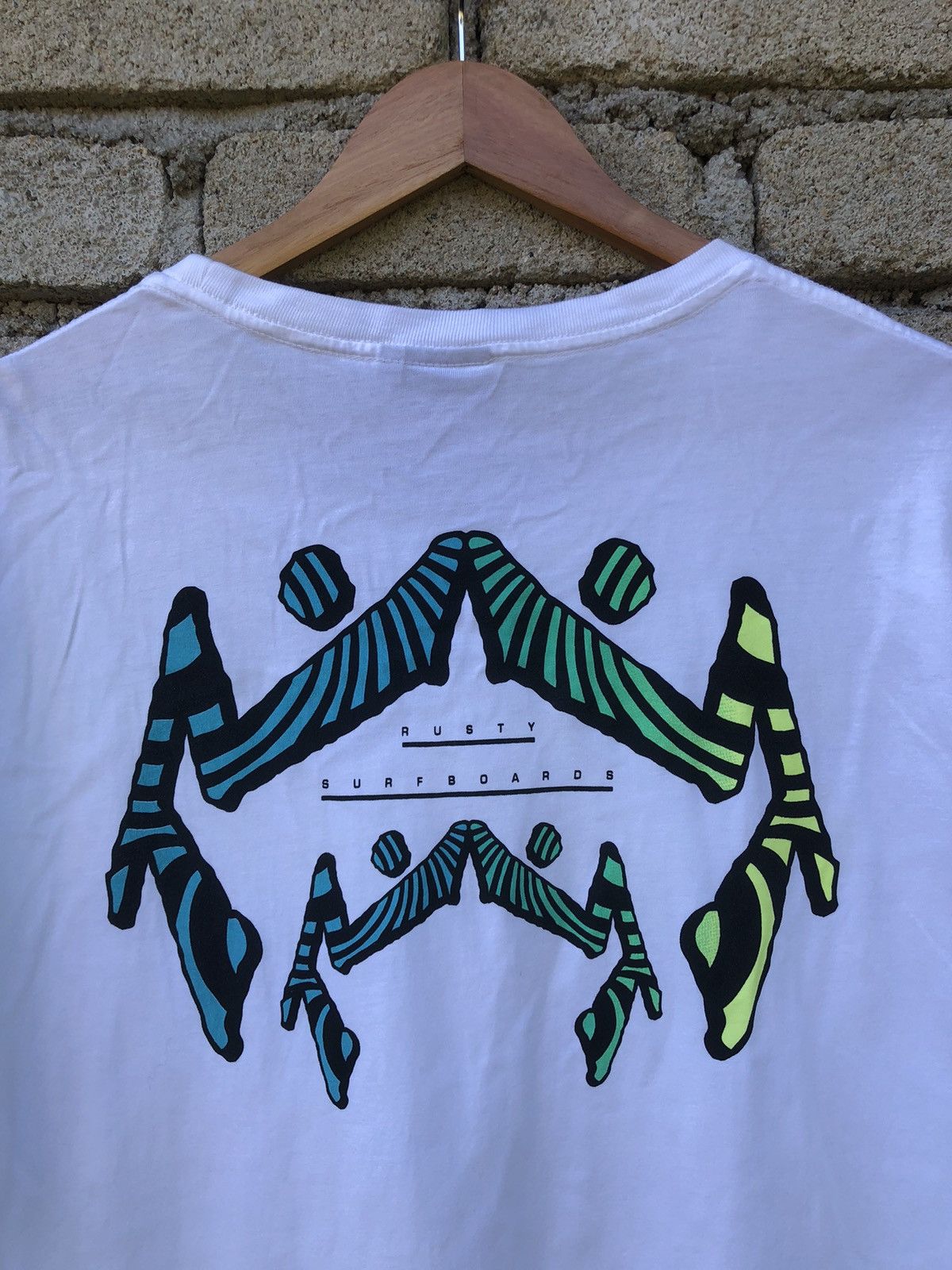 Quiksilver Vintage Y2K Rusty Surfboards Logo Backhit Tshirt Size US L / EU 52-54 / 3 - 4 Thumbnail