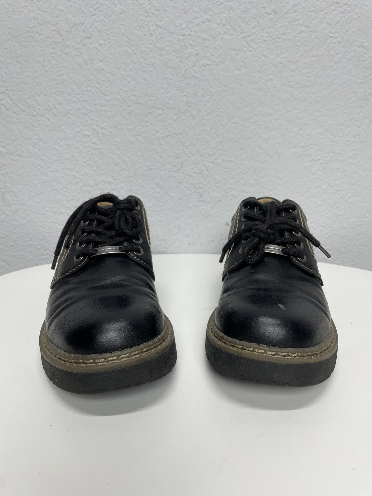 Hedi Slimane AS 98 Vibe Artisan Black Leather Side Zip Ankle Biker Boots Size US 9 / EU 42 - 6 Thumbnail