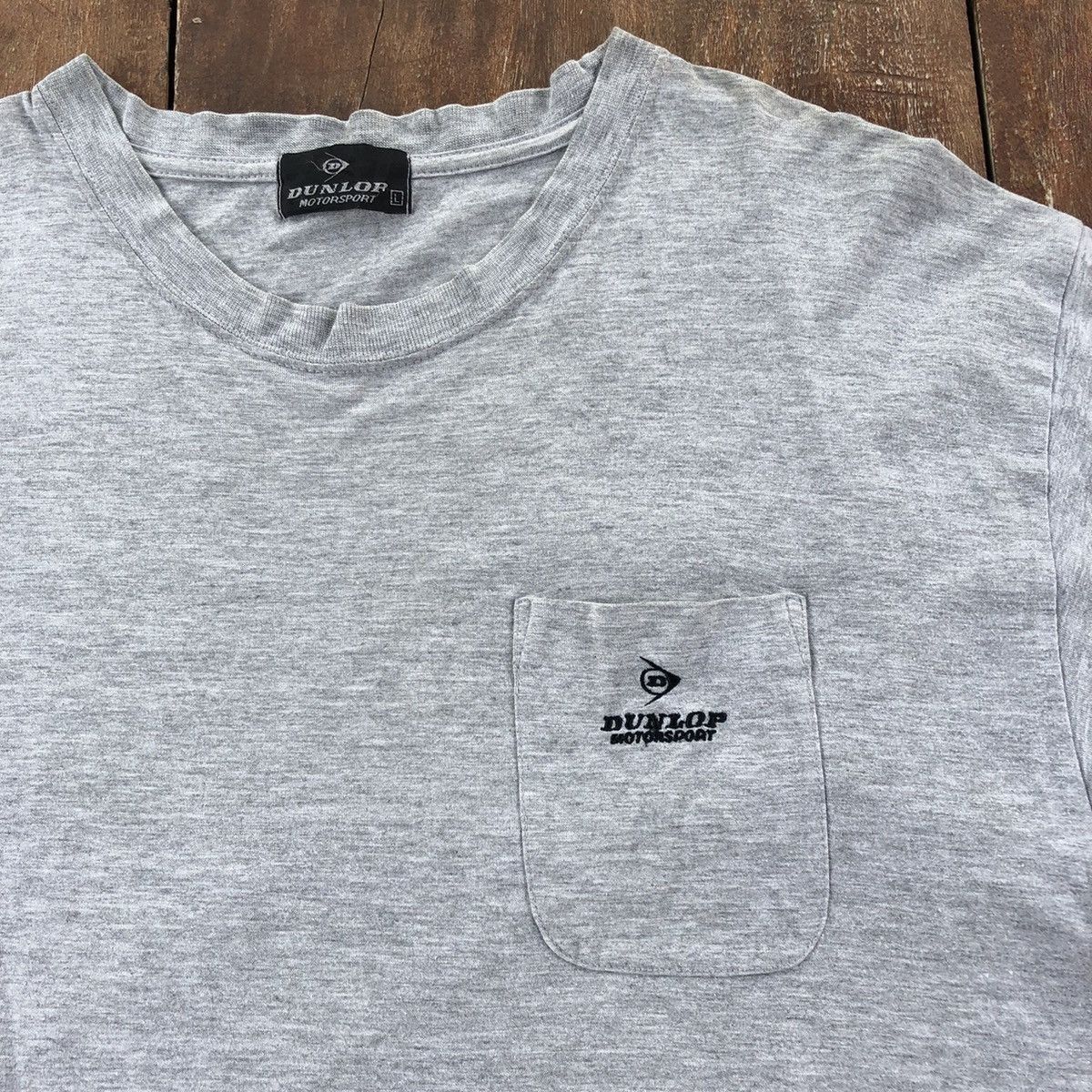 Dunlop Vintage Single Stitch 90s Dunlop Motorsport T Shirt Size US L / EU 52-54 / 3 - 4 Thumbnail