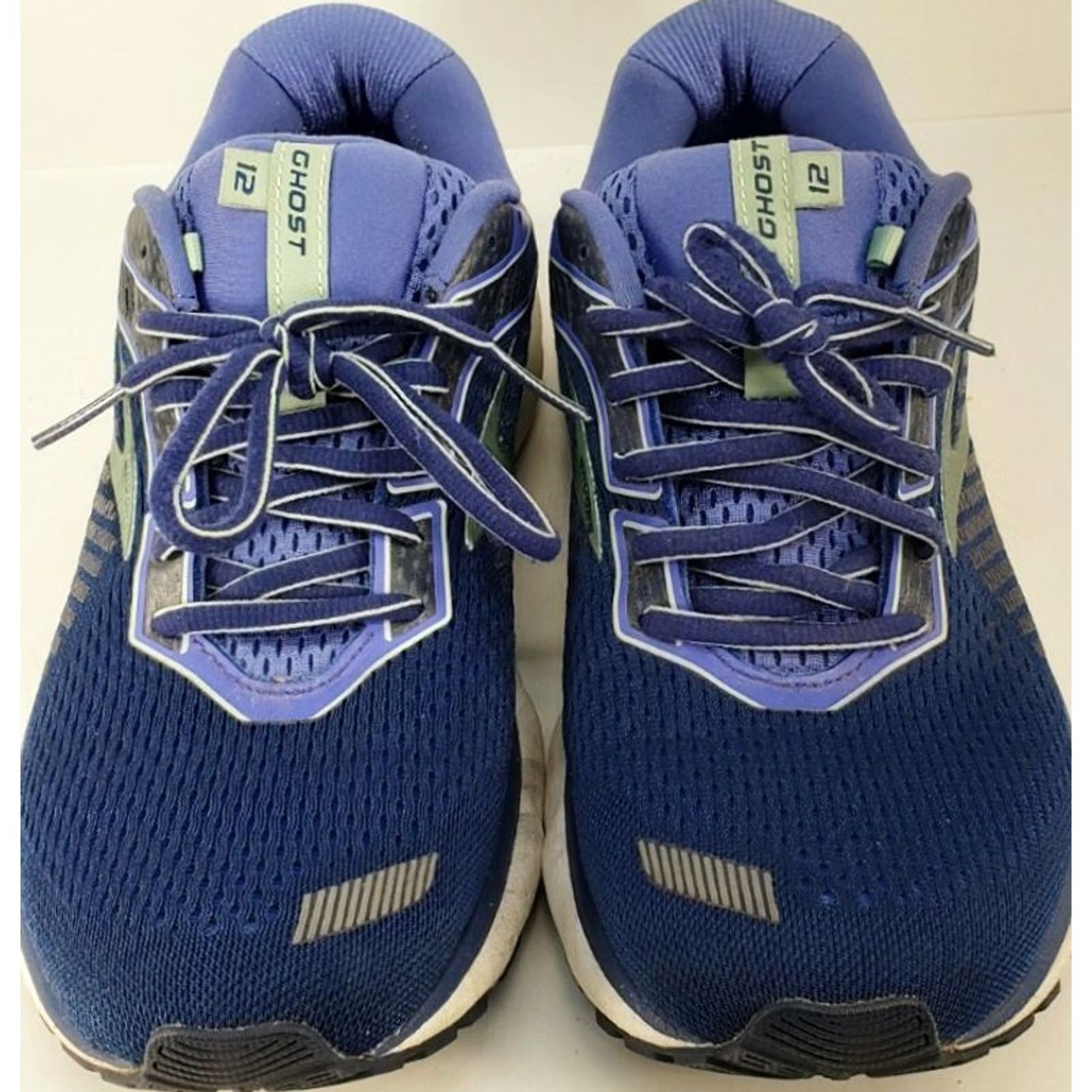 Brooks Brooks Ghost 12 Running Shoes Women Sz 10 B Blue Peacoat Blue Aqua Mesh Breathable Comfort Sneaker Athletic Size M / US 6-8 / IT 42-44 - 3 Thumbnail