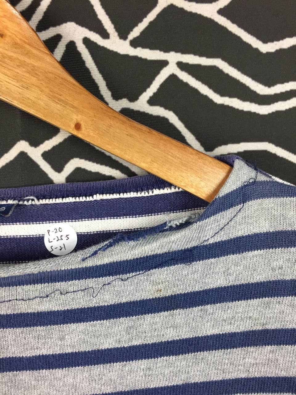 Saint James Vtg Saint James Mixed Patterns Breton Stripe Boat Neck Tee Size US M / EU 48-50 / 2 - 5 Thumbnail