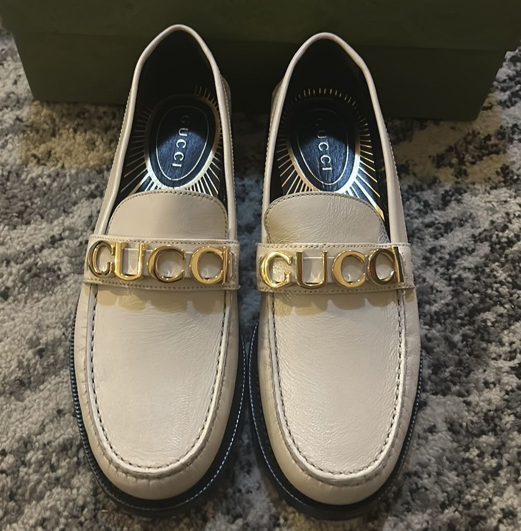 Gucci Gucci Logo Plaque Moccasin Leather Loafers Size US 9.5 / IT 39.5 - 3 Thumbnail