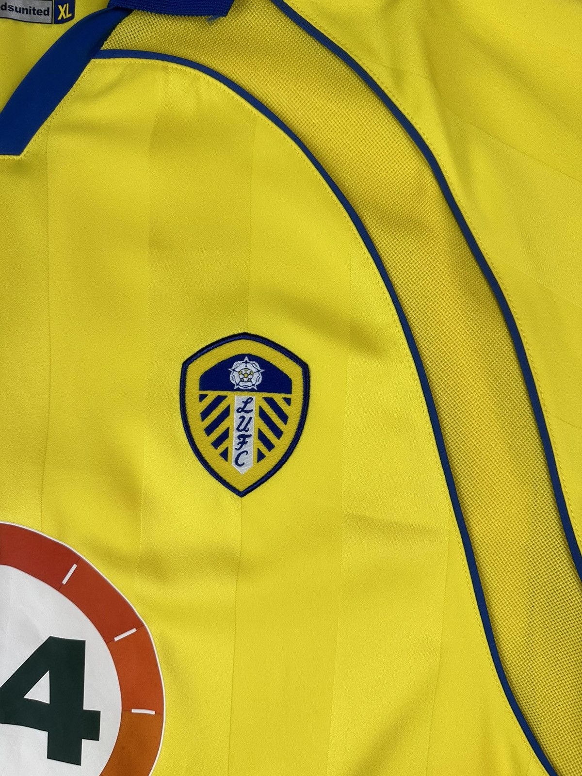 Other Admiral Leeds United 2006/07 Away Soccer Football Jersey Size US XL / EU 56 / 4 - 6 Thumbnail