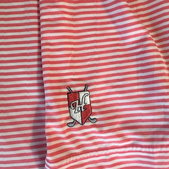 Footjoy Footjoy Shirt Mens M Orange Striped Golf Polo Performance Stretch Casual Size US M / EU 48-50 / 2 - 3 Thumbnail