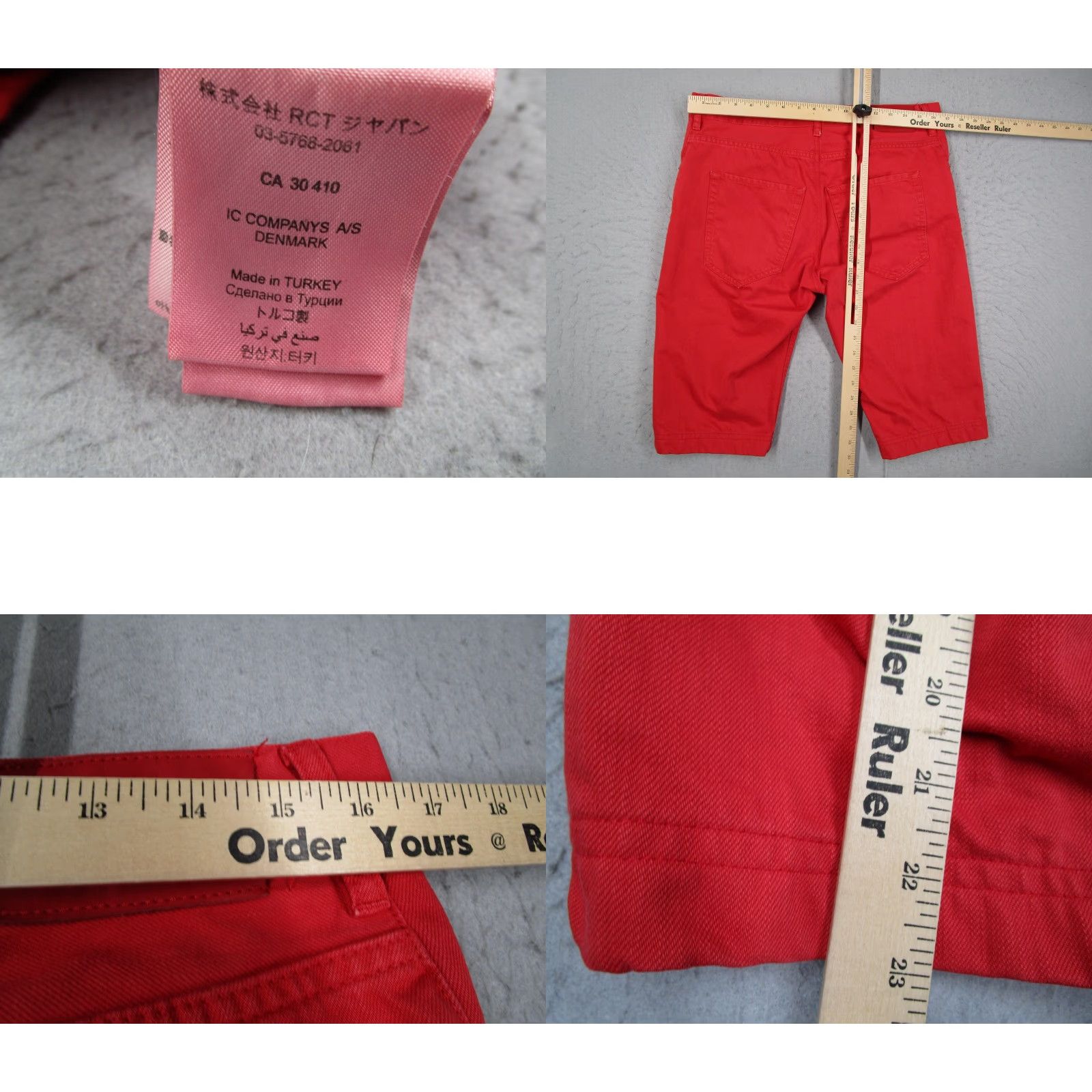 Peak Performance Peak Performance Mens Shorts 5-Pocket Red Denim Barrow P Button Fly 34 Casual Chino Pocket Polo Shirt Style 90s Vintage Mens? Size US 34 / EU 50 - 8 Thumbnail