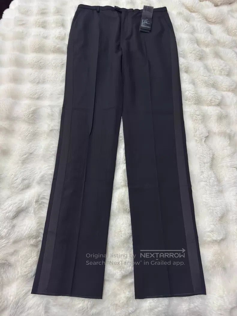 Saint Laurent Paris Saint Laurent Paris Dark Pattern Men's Smoking Trousers Size US 34 / EU 50 - 1 Thumbnail