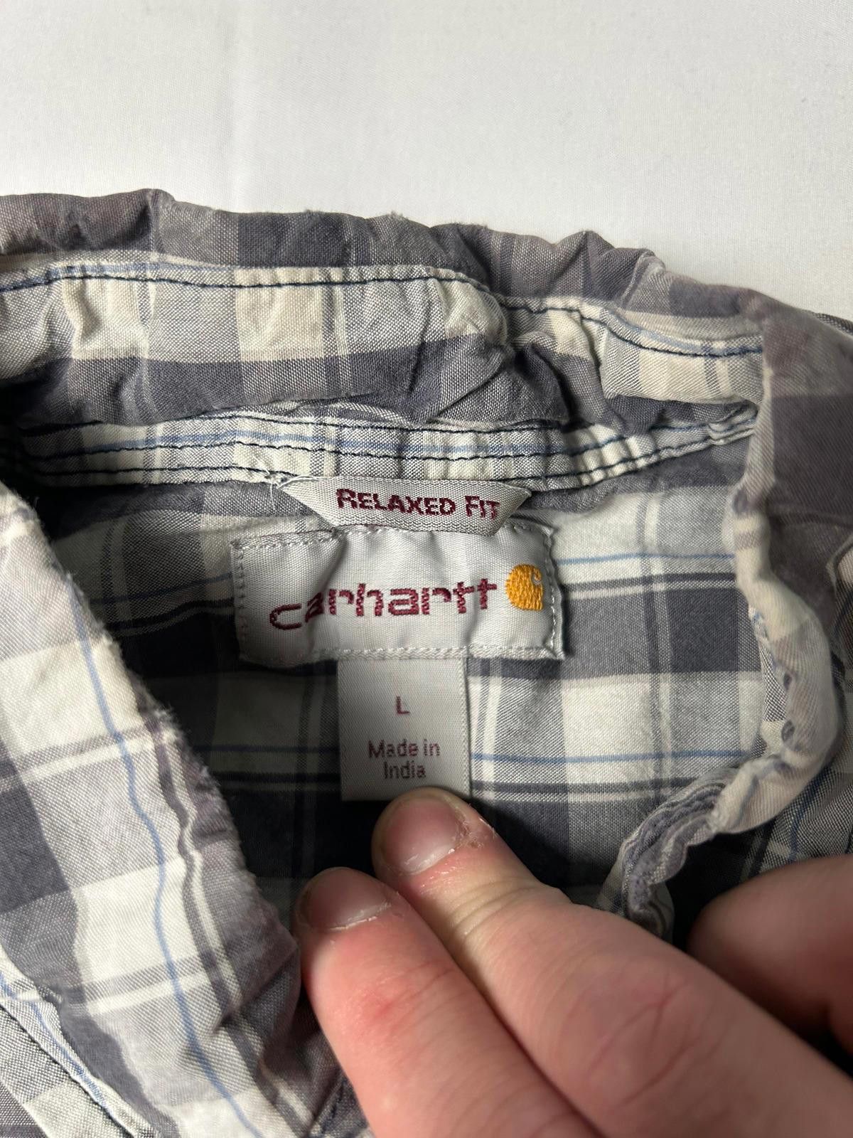 Carhartt Carhartt Pocket Shirt Heavyweight Overshirt Workwear Plaid Size US L / EU 52-54 / 3 - 4 Thumbnail