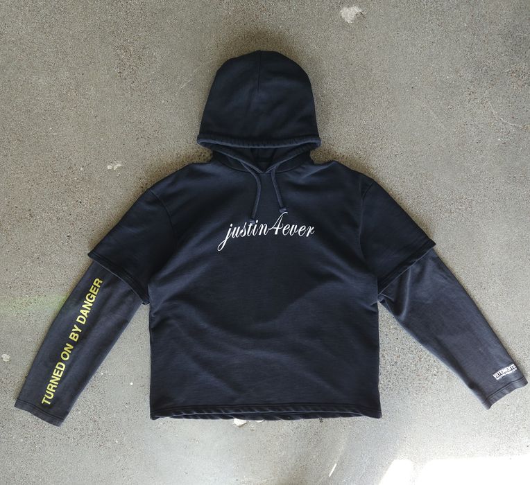 Vetements AW17 Gun Club Layered Justin Forever Hoodie | Grailed