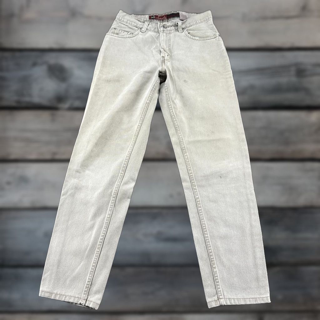 Levi's VINTAGE Levi's Silvertab Jeans Mens 30x32 Brown Distressed 90s Straight Denim Cotton Wool? (No wool) Size US 30 / EU 46 - 1 Thumbnail