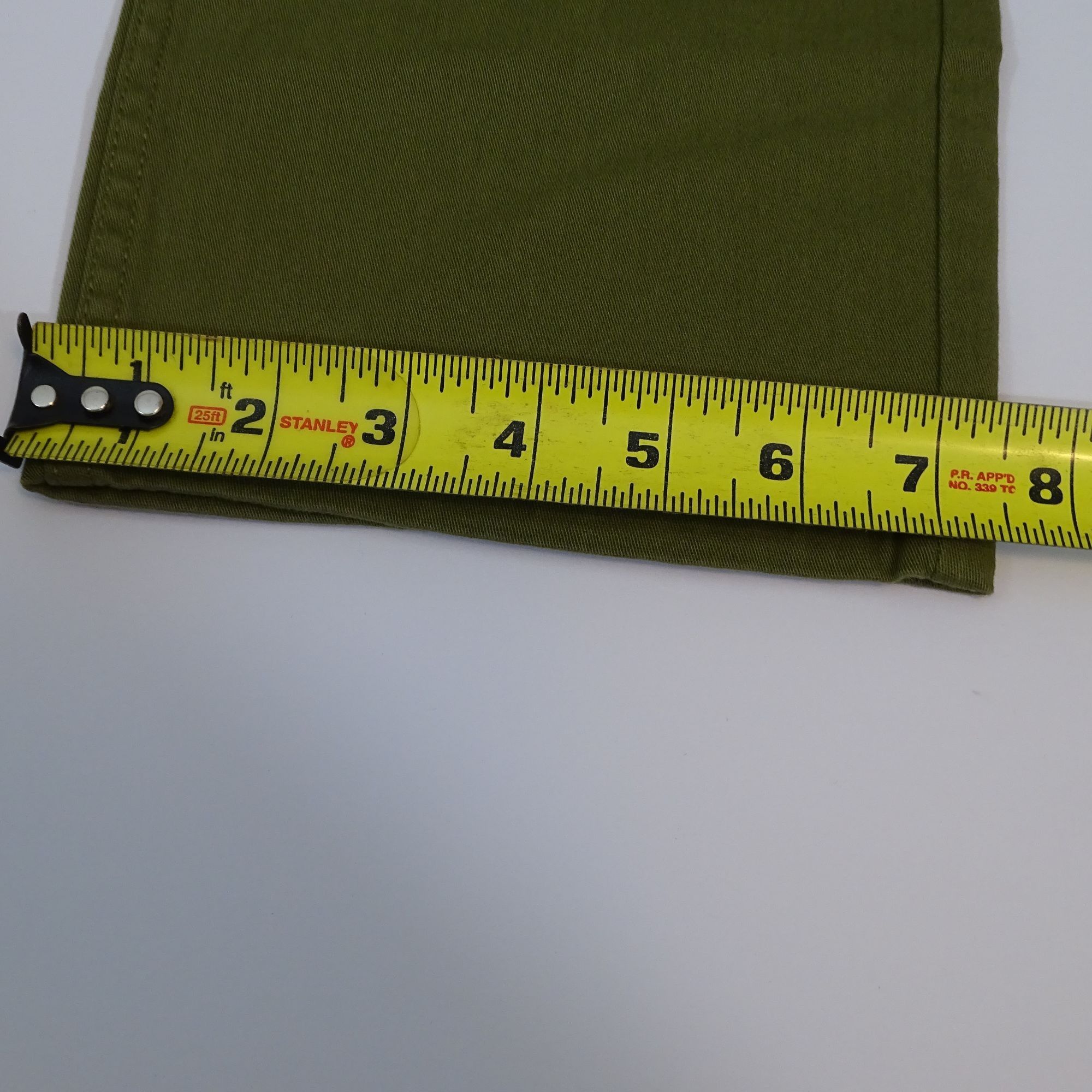 JACHS NY Jachs NY Men Slim Fit 5-Pocket Olive Army Green Chino Pants Size US 42 / EU 58 - 13 Thumbnail