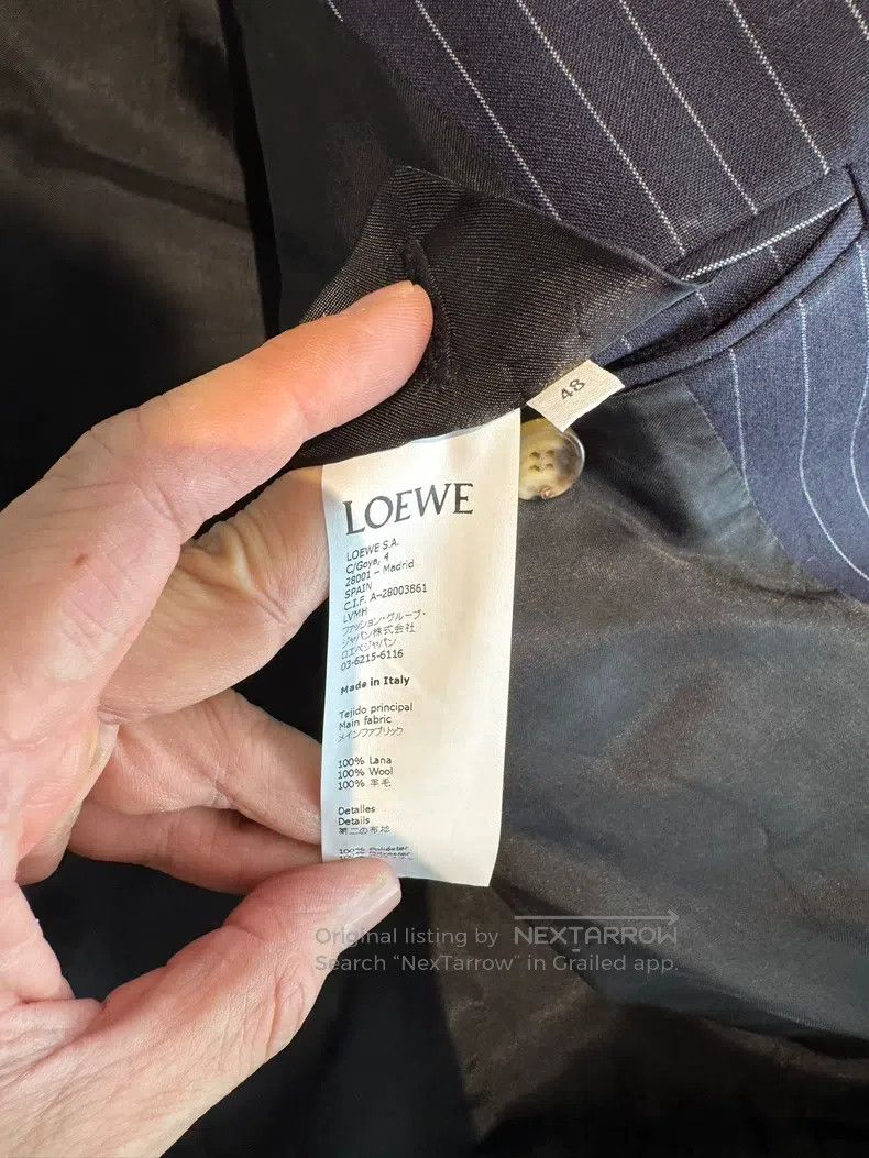 Loewe Loewe Men's Striped Suit Size 46L - 6 Thumbnail