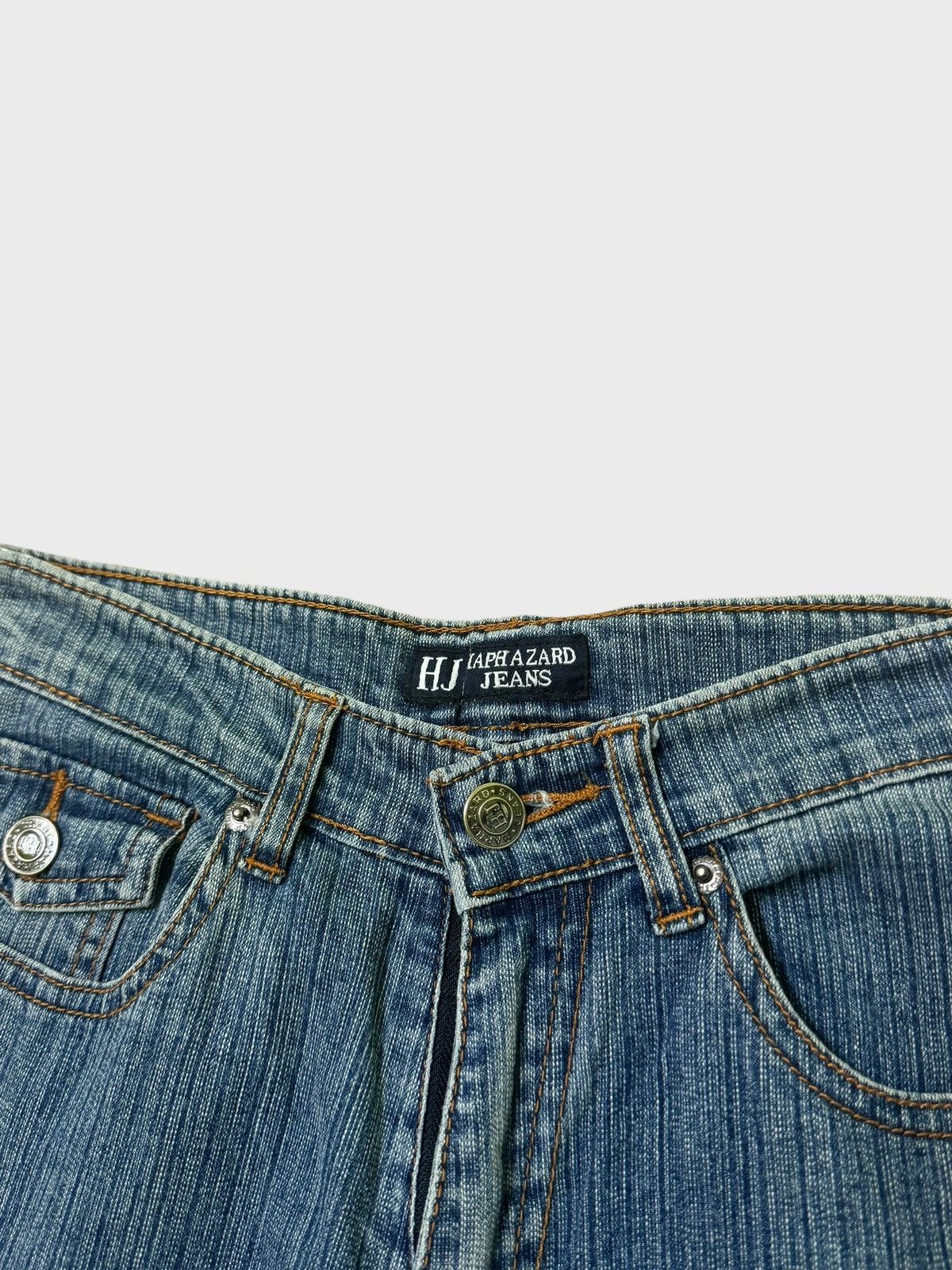 Hysteric Glamour × Japanese Brand Flare HAPHAZARD JEANS Plaid Tartans Junya Watanabe Denim Size US 26 / EU 42 - 7 Thumbnail