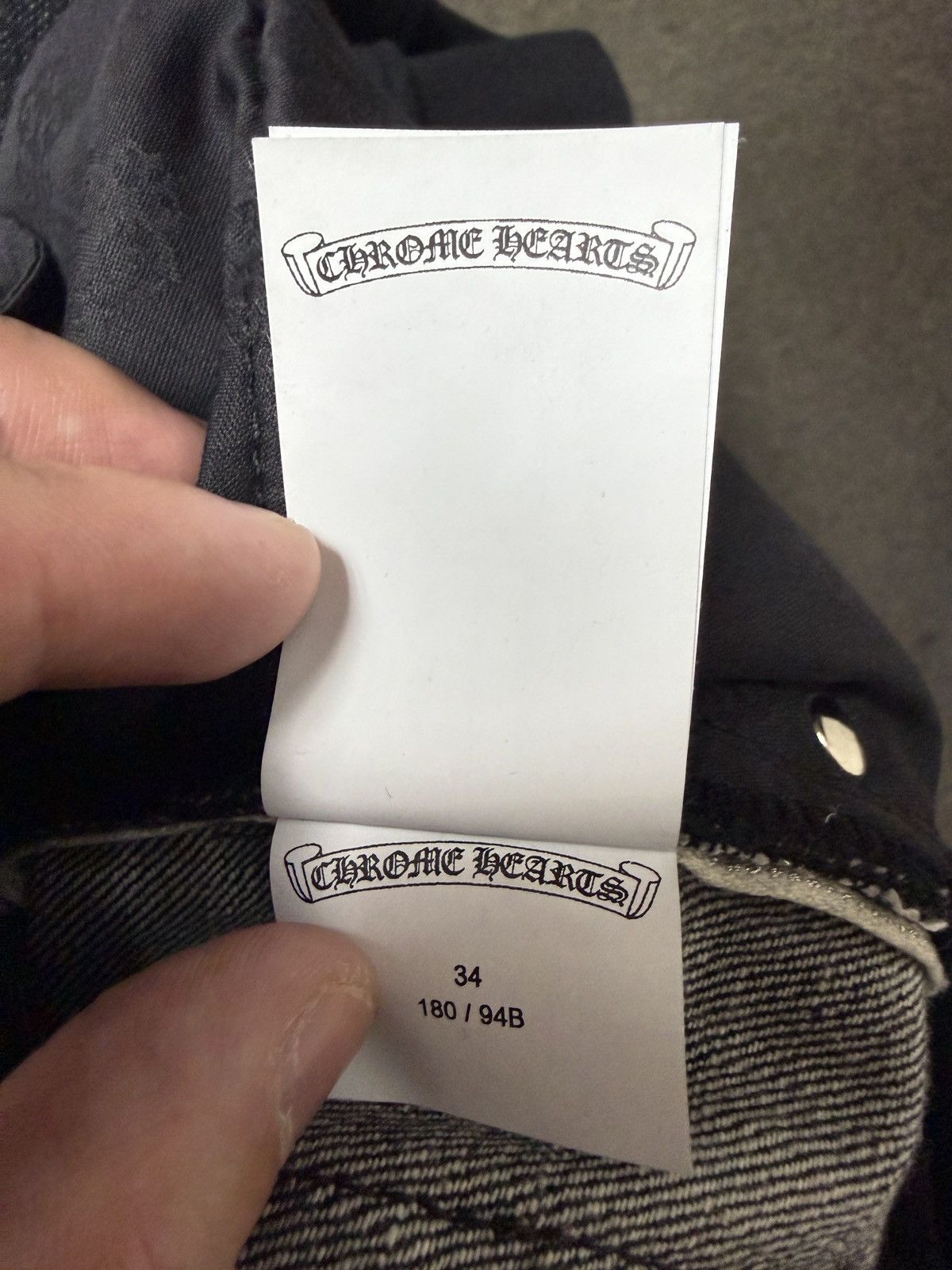 Chrome Hearts Chrome Hearts Fleur Knee Star Patch Denim Sz 34 NEW Size US 34 / EU 50 - 13 Thumbnail