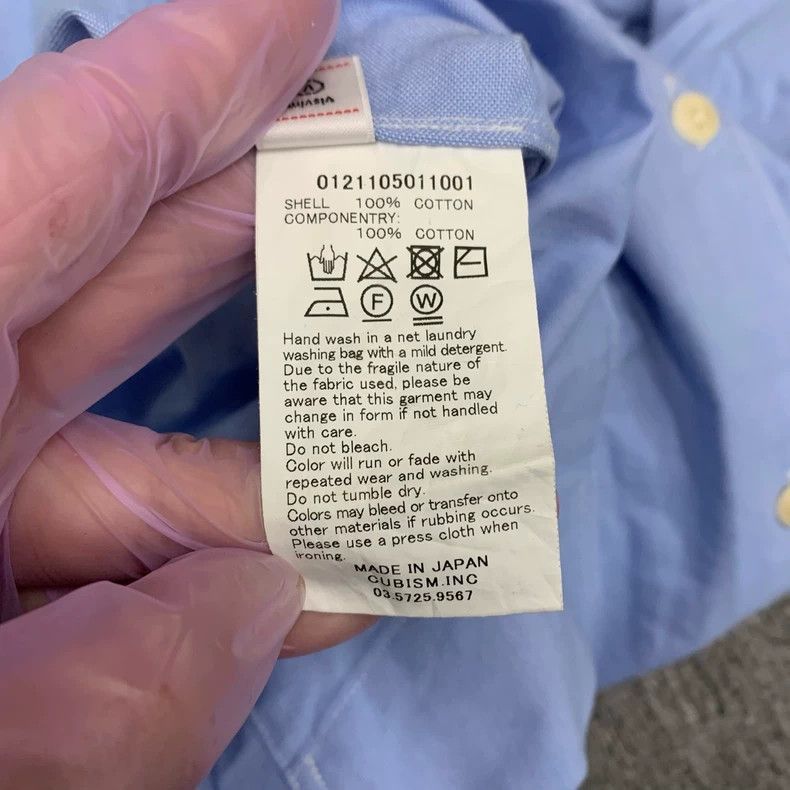 Visvim VisvimBlue Long Sleeve Button-Up Shirt-2504 Size US M / EU 48-50 / 2 - 7 Thumbnail