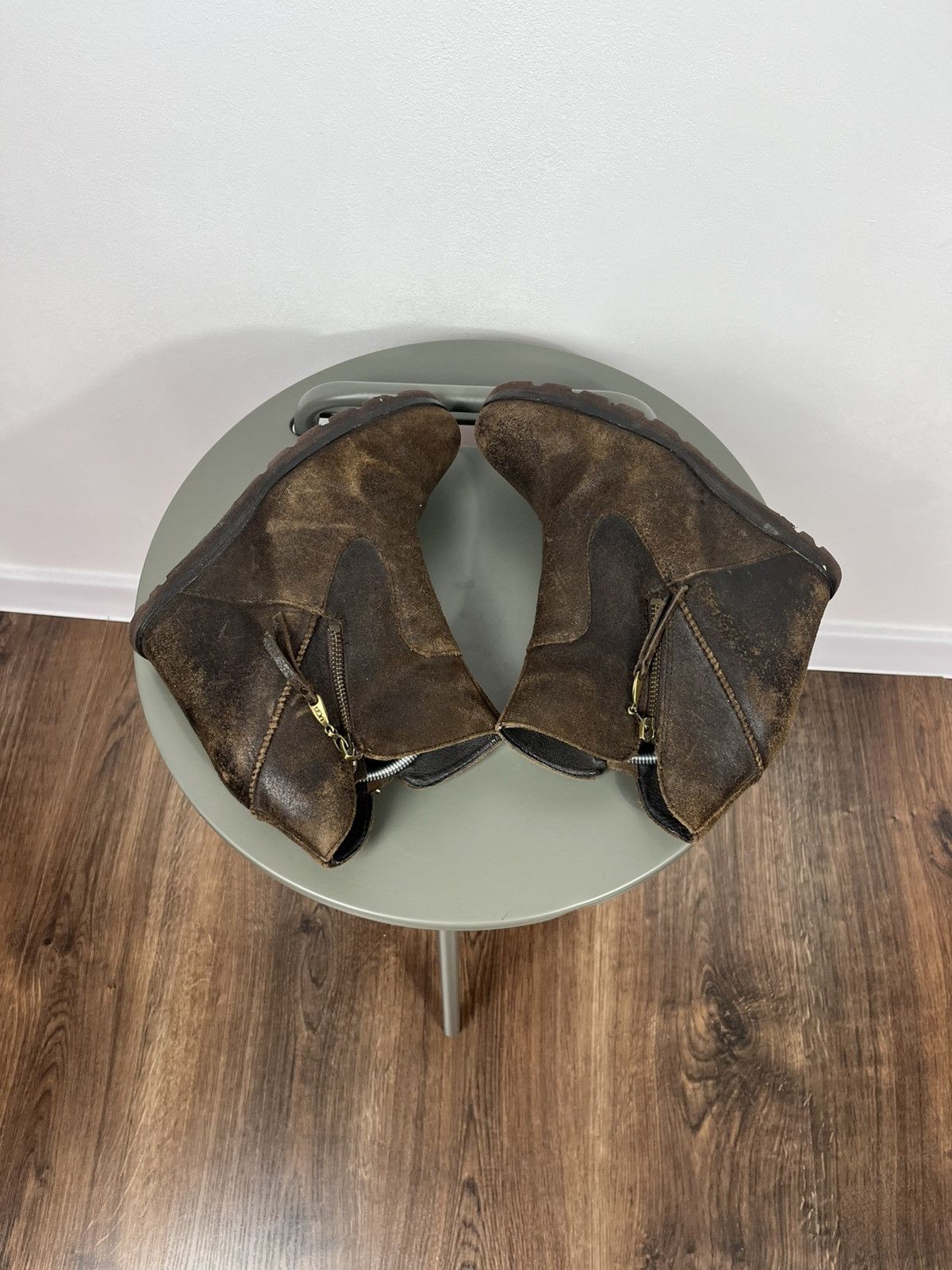 Ugg UGG Wedge Suede Ankle Boots Brown Zip EU 39 US 8 Platform Size US 8 / IT 38 - 6 Thumbnail