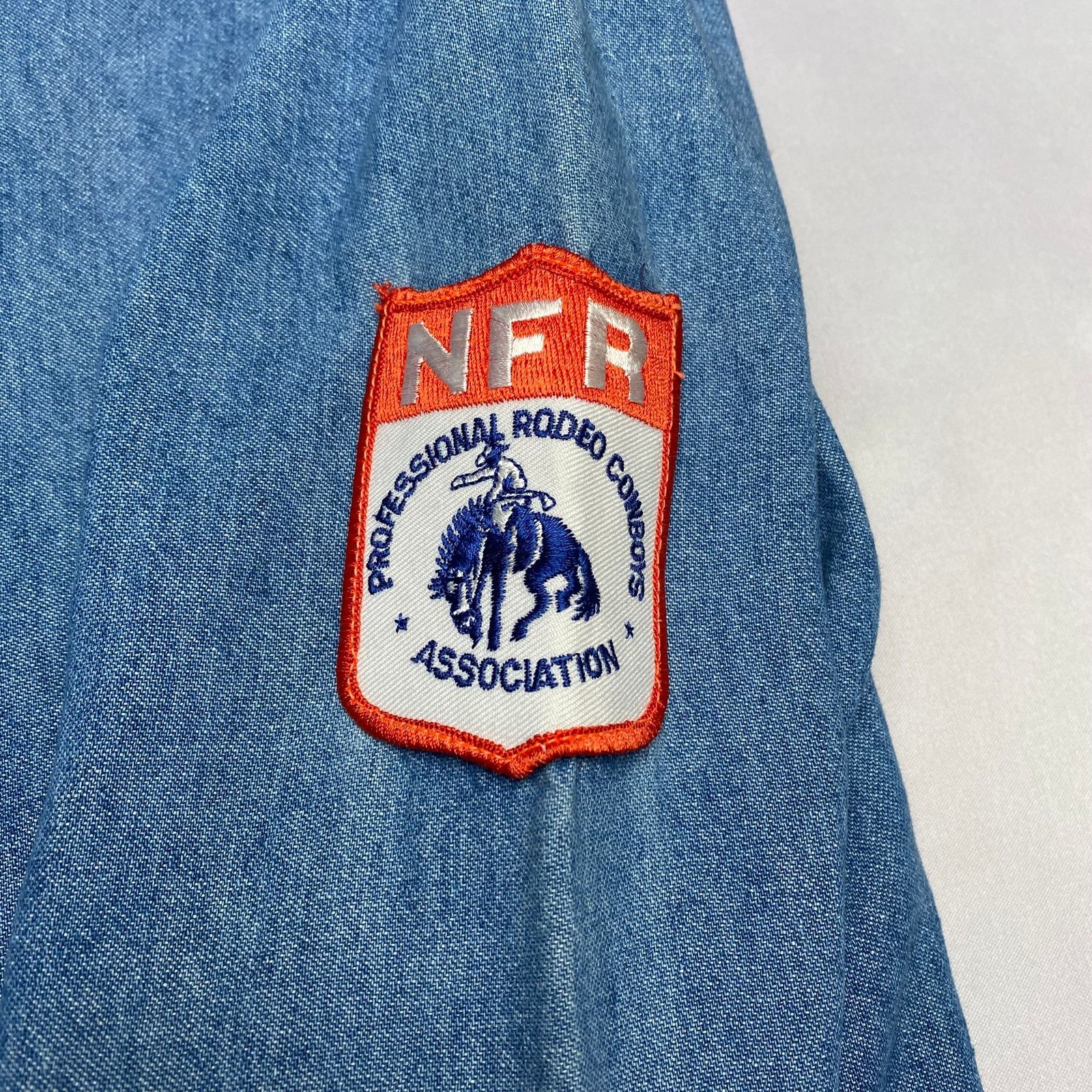 Vintage × Wrangler Vintage 1994 Wrangler NFR National Finals Rodeo Denim Small Size US S / EU 44-46 / 1 - 12 Thumbnail