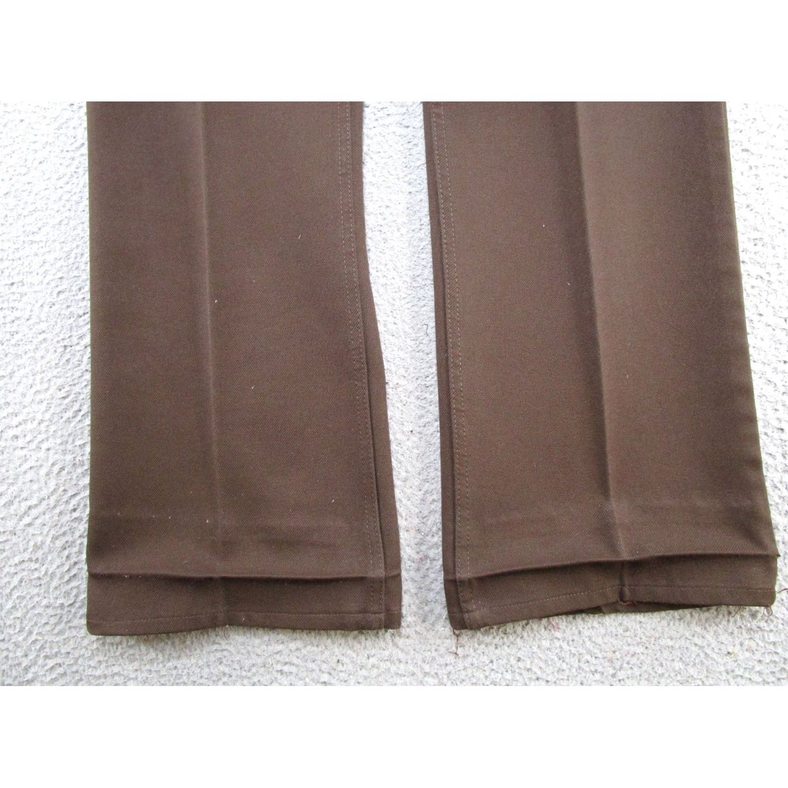 Wrangler VINTAGE Wrangler 82BN Jeans Mens 48x32 Brown Bootcut Disco Rockabilly Jeans Wrangler 82BN Mens Brown Bootcut 48x32 Size US 32 / EU 48 - 2 Thumbnail