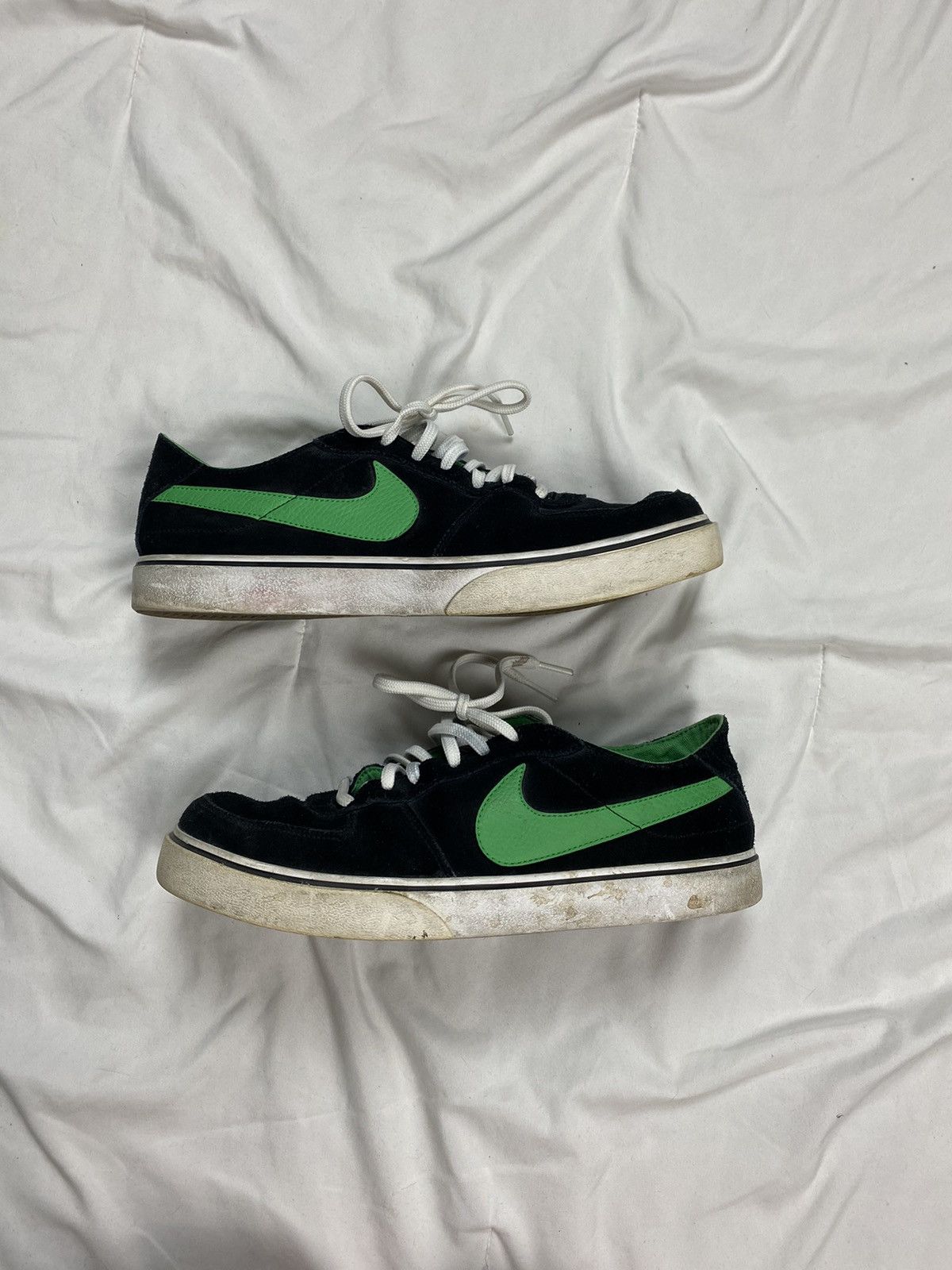 Vintage Black Green Nike Vulcanized Mavrk LR Dunk Shoes