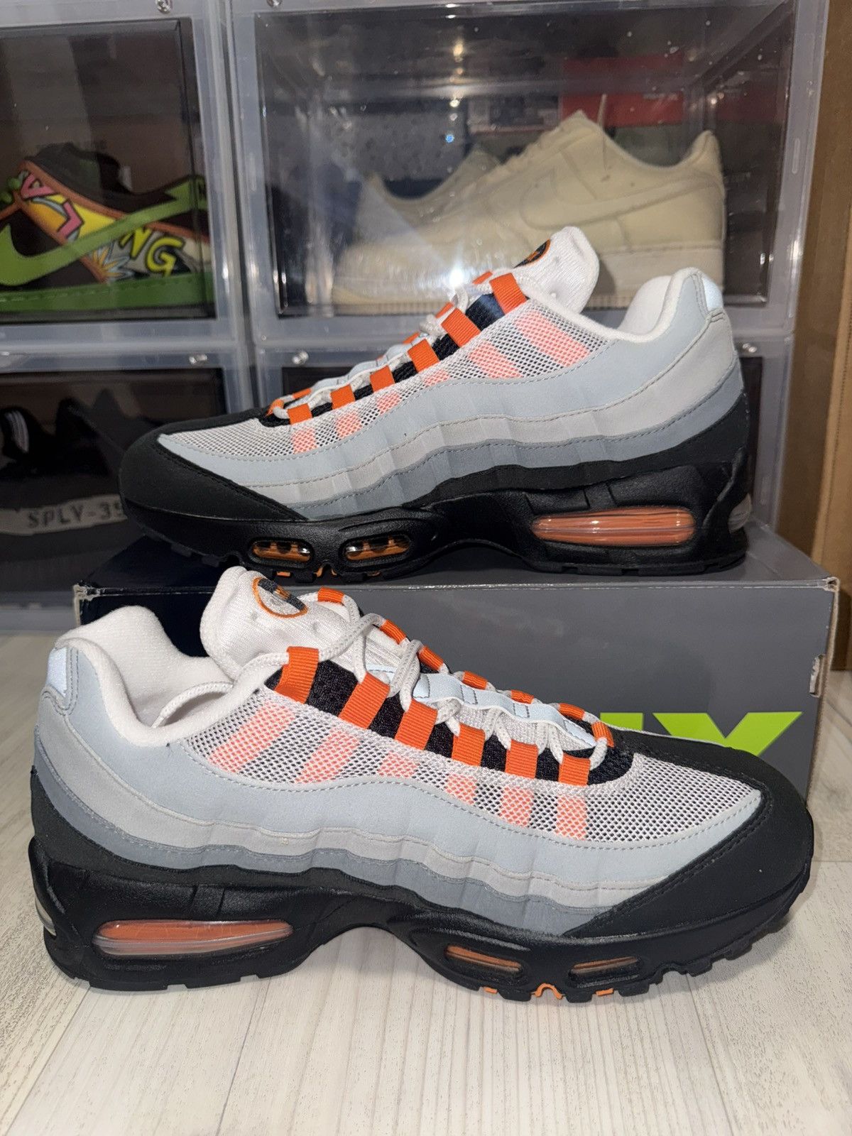 Nike Air Max 95 OG Big Bubble Bright Mandarin Orange Size US 10 / EU 43 - 3 Thumbnail