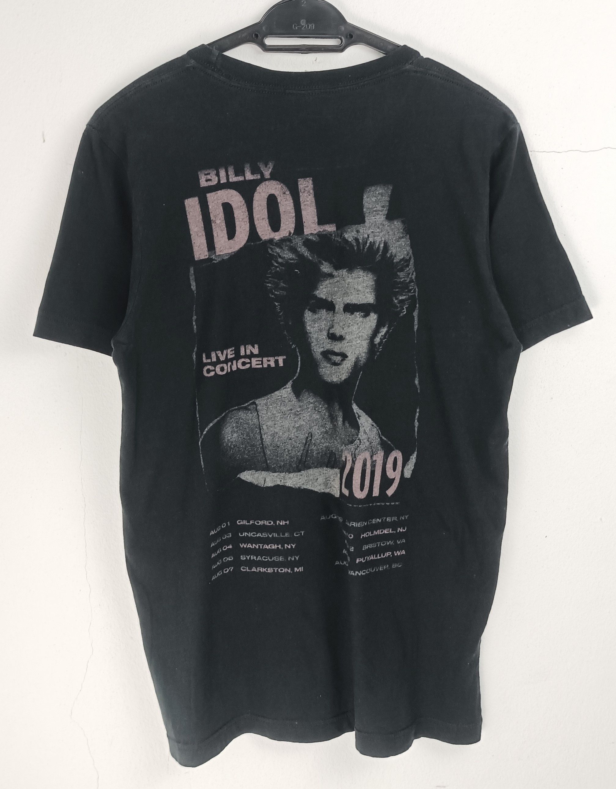 Band Tees FADED BILLY IDOL LIVE IN CONCERT 2019 iggy pop billy joel Size US M / EU 48-50 / 2 - 3 Thumbnail