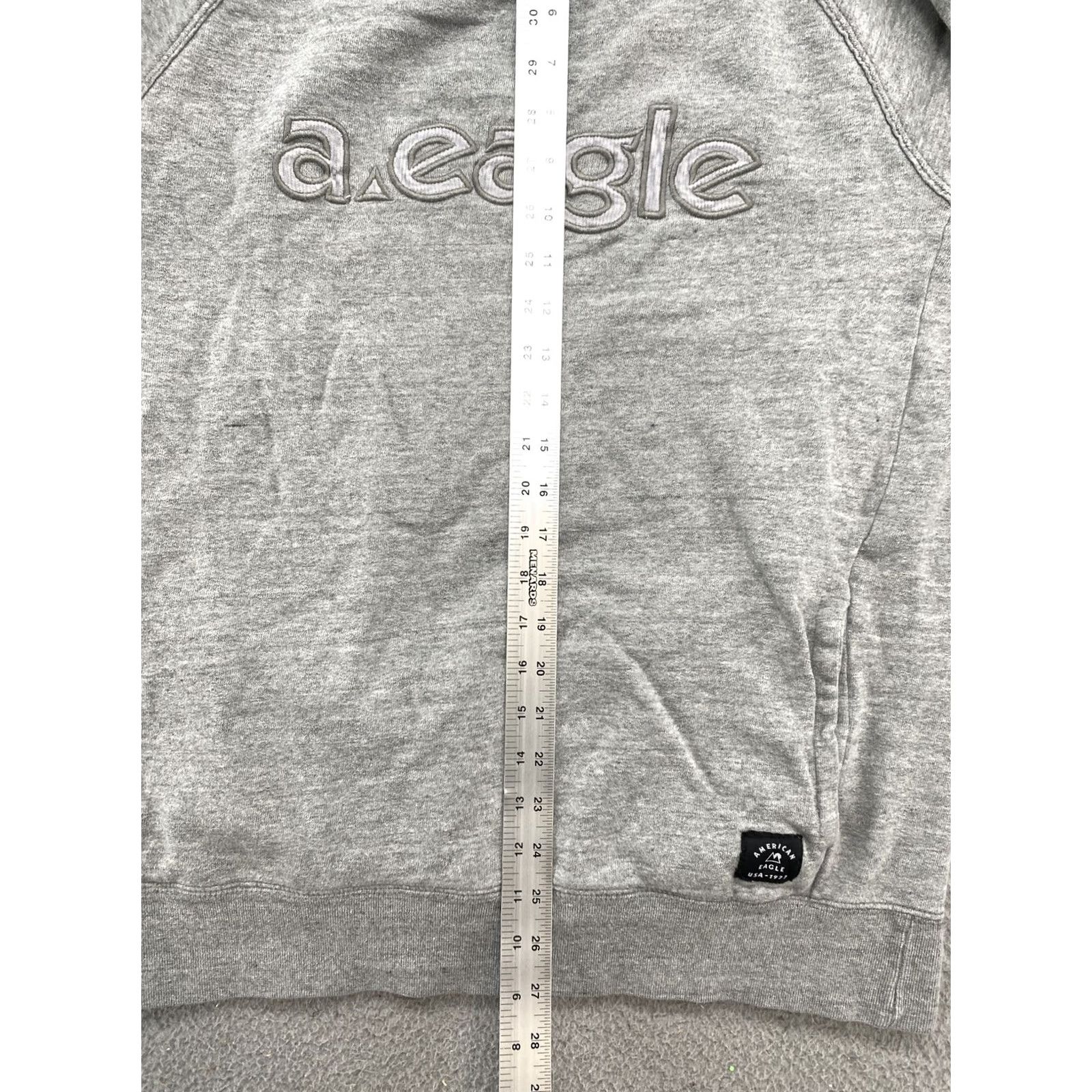 American Eagle Outfitters American Eagle Outfitters Sweatshirt Raglan Long Sleeve Embroidered Pullover Gray MT Men’s Size Big & Tall Cotton Blend Casual Shirt/ Sweater Size US M / EU 48-50 / 2 - 7 Thumbnail