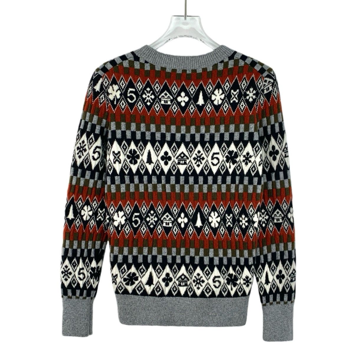 Chanel Chanel Geometric Pattern Cashmere Knit Sweater K26WX Size XXS / US 00 / IT 34 - 2 Thumbnail