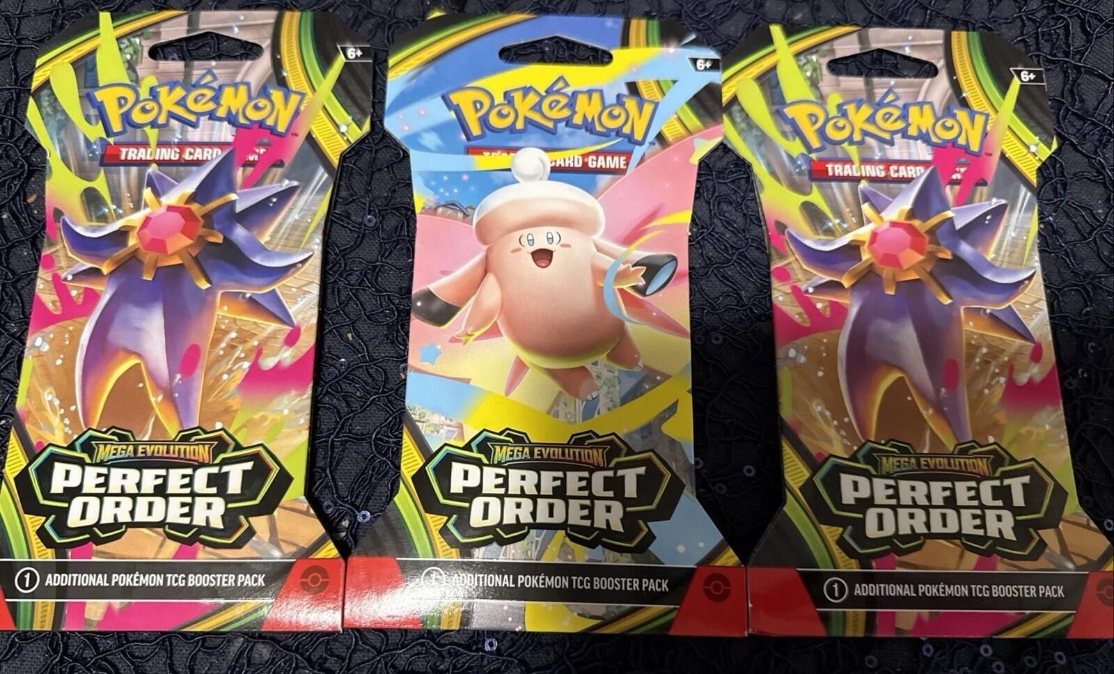 Other Pokemon Perfect Order Sleeved Booster Pack! 6 packs Size ONE SIZE - 1 Thumbnail